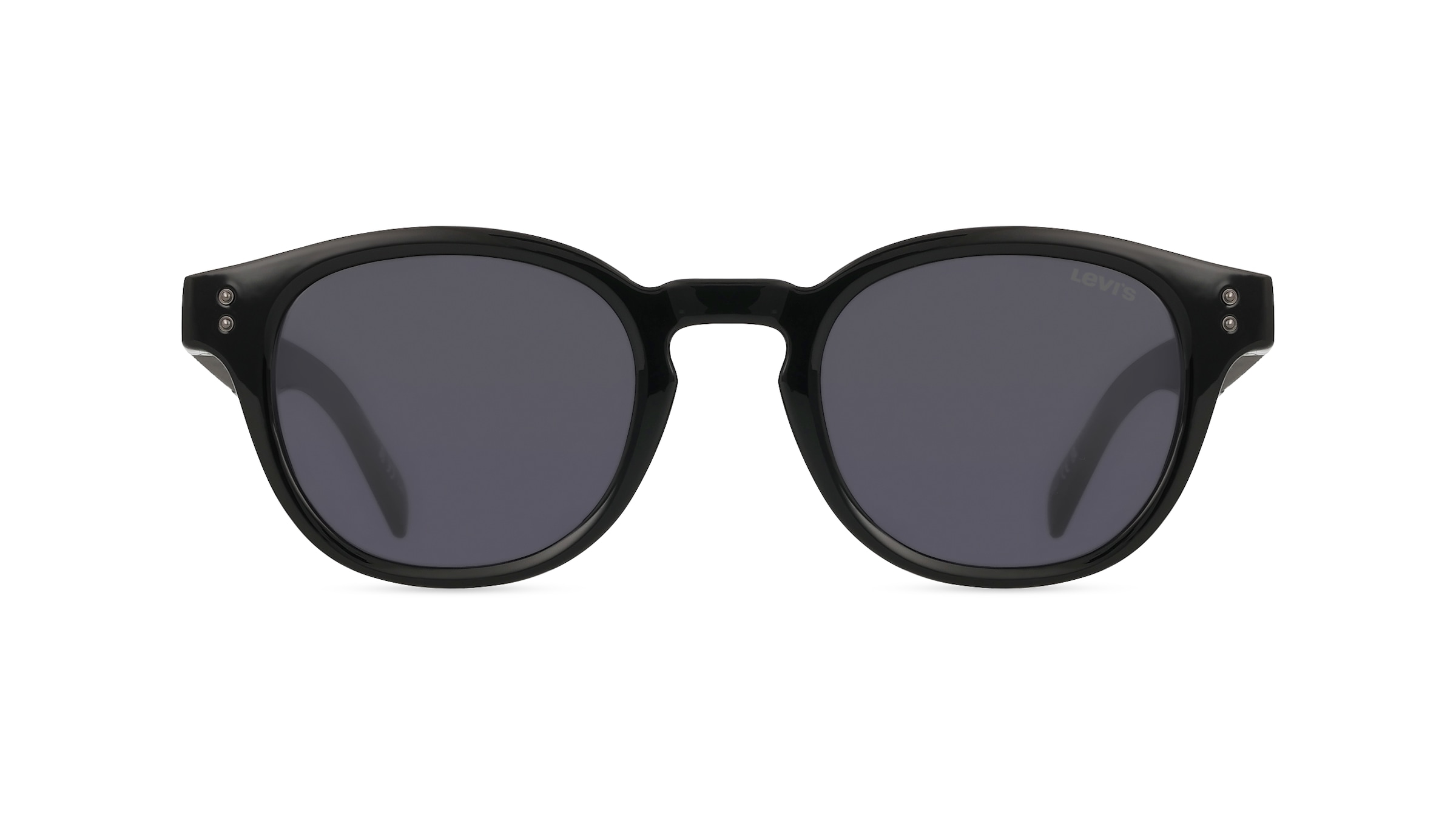 Levi’s LV 5060/S Herren-Sonnenbrille Vollrand Panto Kunststoff-Gestell, schwarz