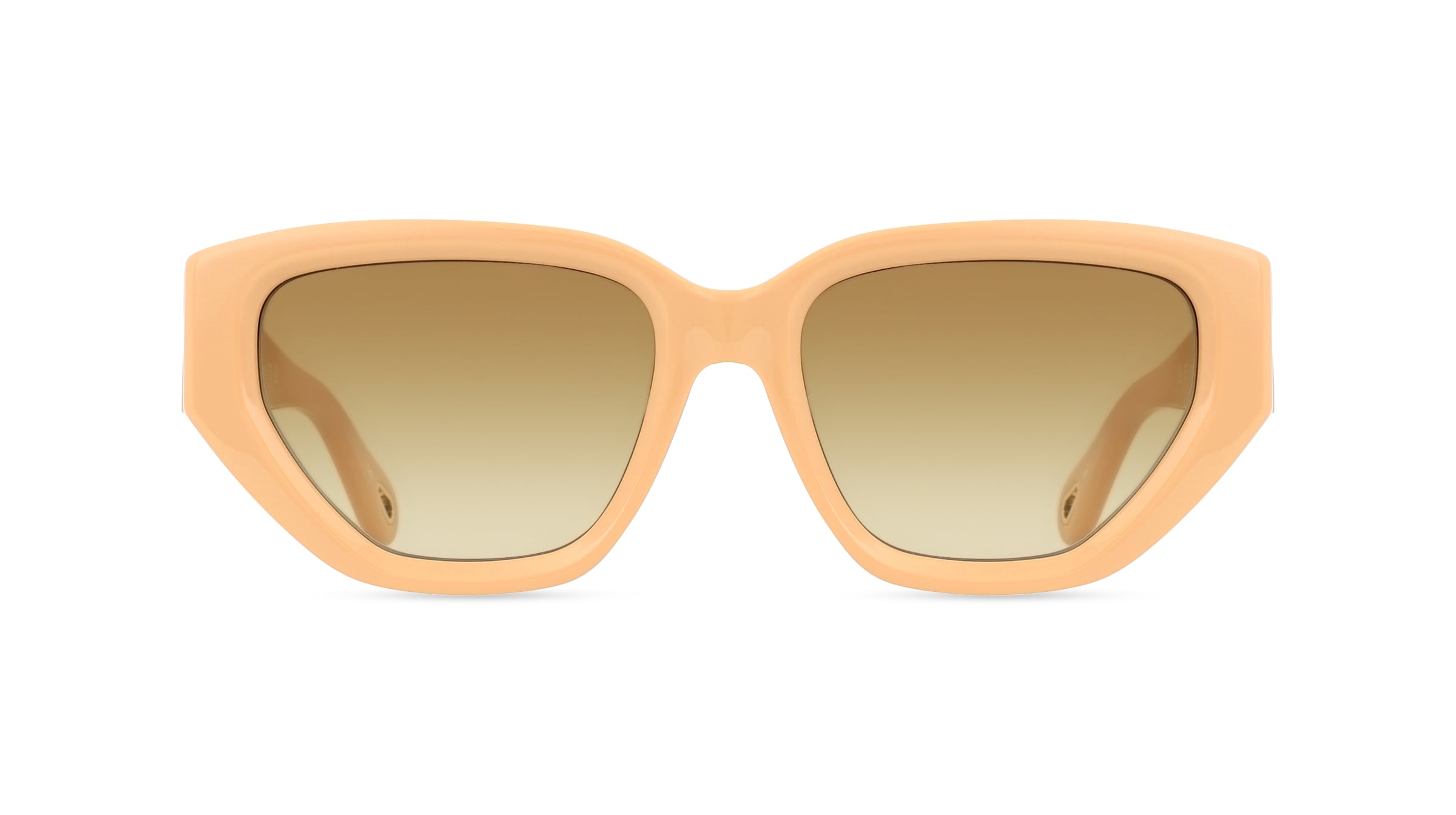 Chloé CH0235S Unisex-Sonnenbrille Vollrand Butterfly Recycled Acetat-Gestell, weiß