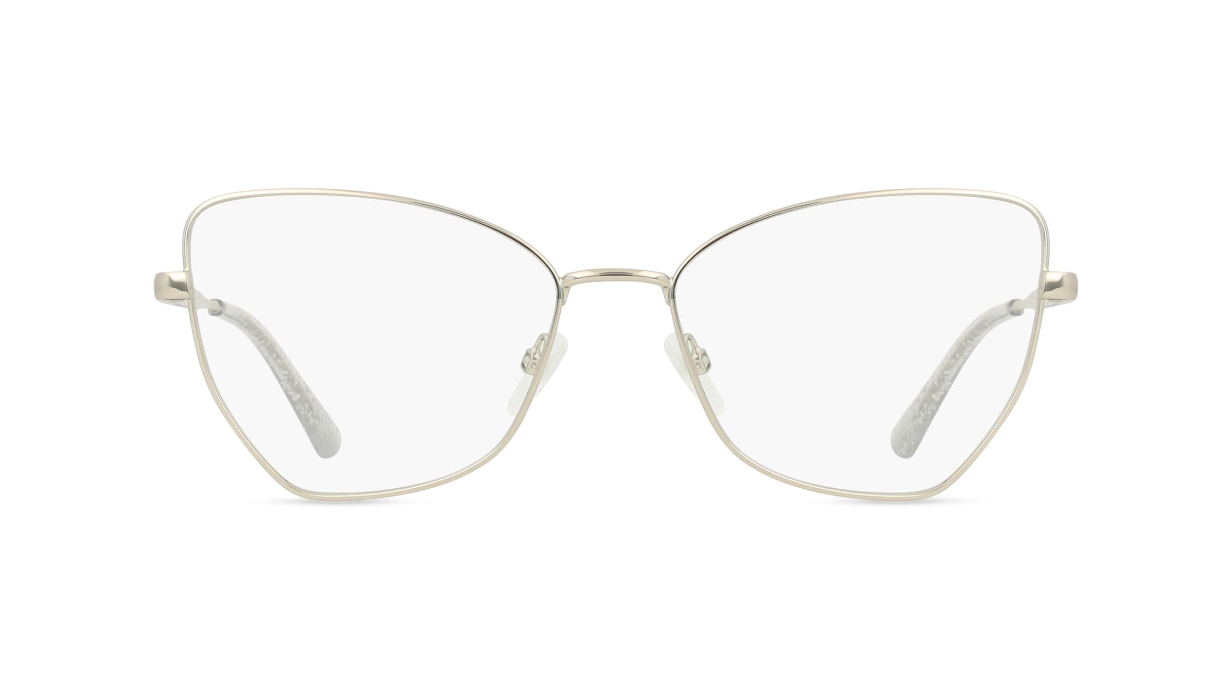 Chiara Ferragni CF 7037 Damen-Brille inkl. Gläser Vollrand Achteckig Metall-Gestell 56mm/16mm/140mm, Silber