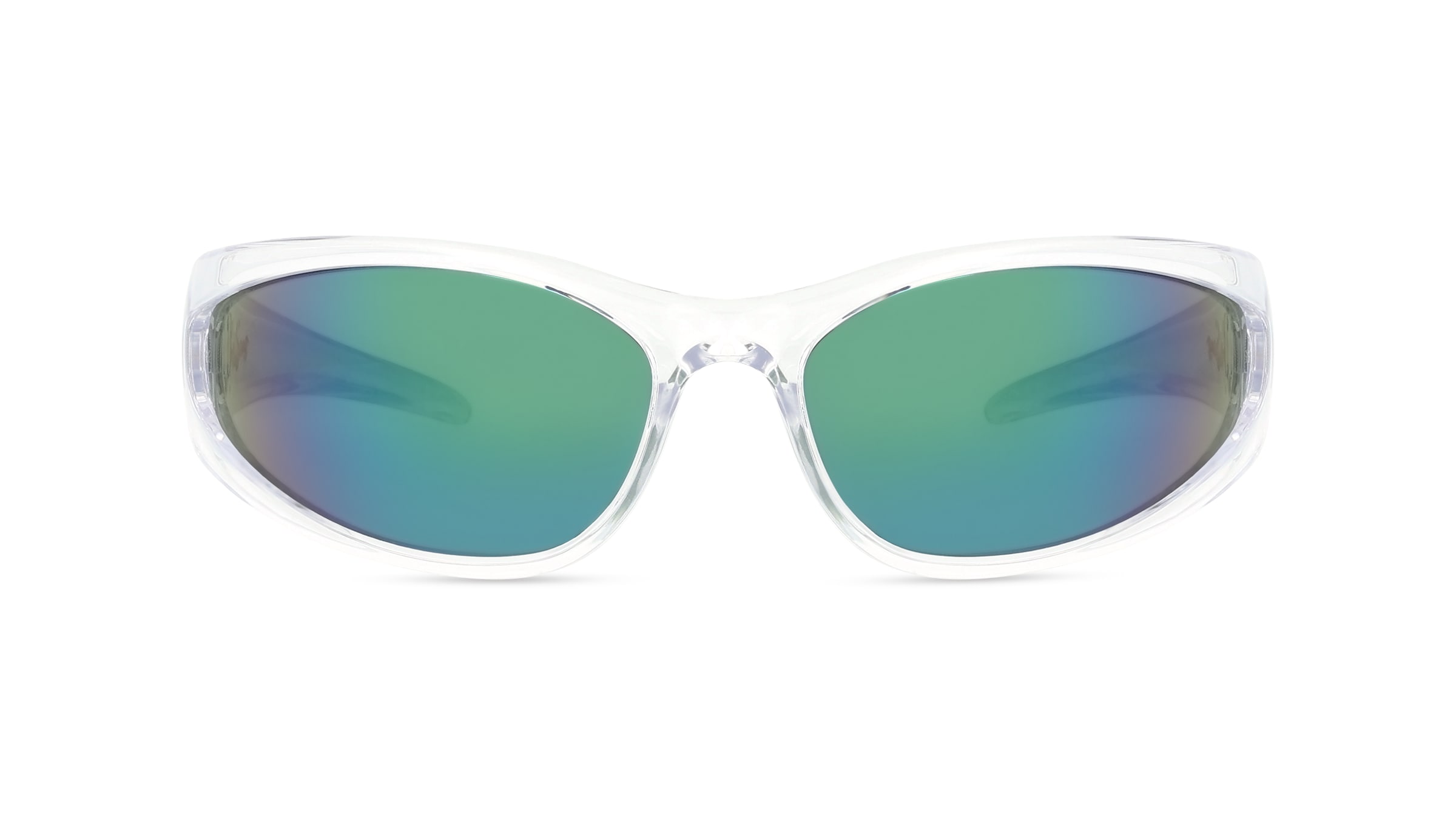 Le Specs PHISHING Damen-Sonnenbrille Vollrand Oval Kunststoff-Gestell, Transparent