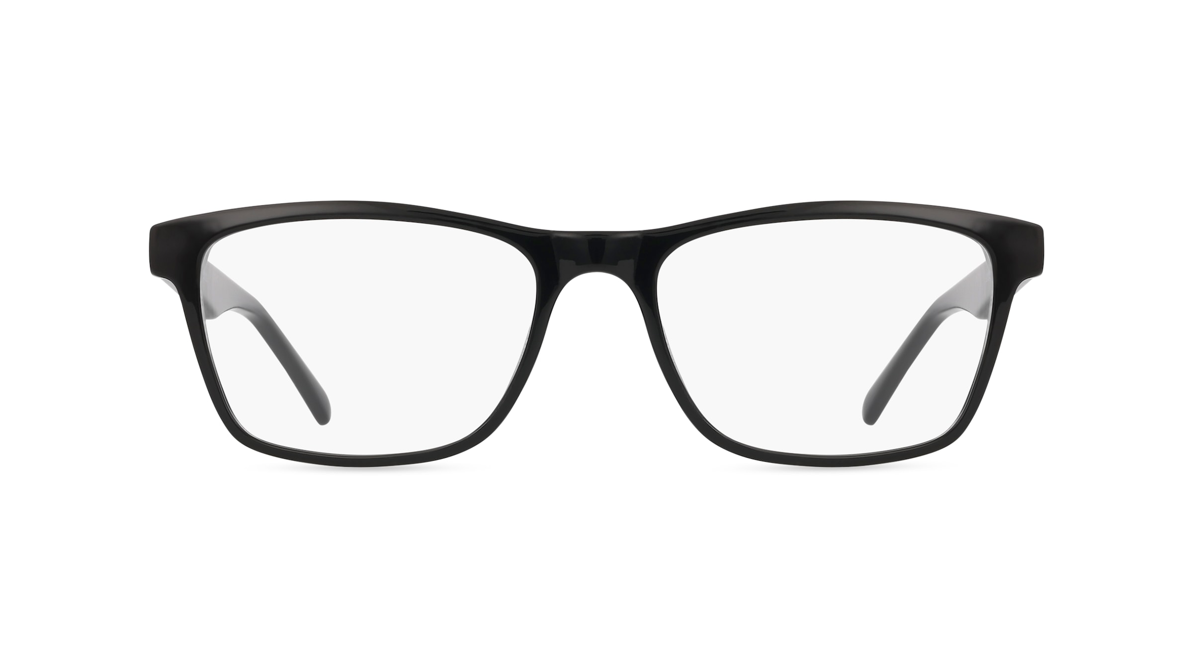 Fielmann OU 042 CL Herren-Brille inkl. Gläser Vollrand Eckig Acetat-Gestell 54mm/18mm/145mm, Schwarz