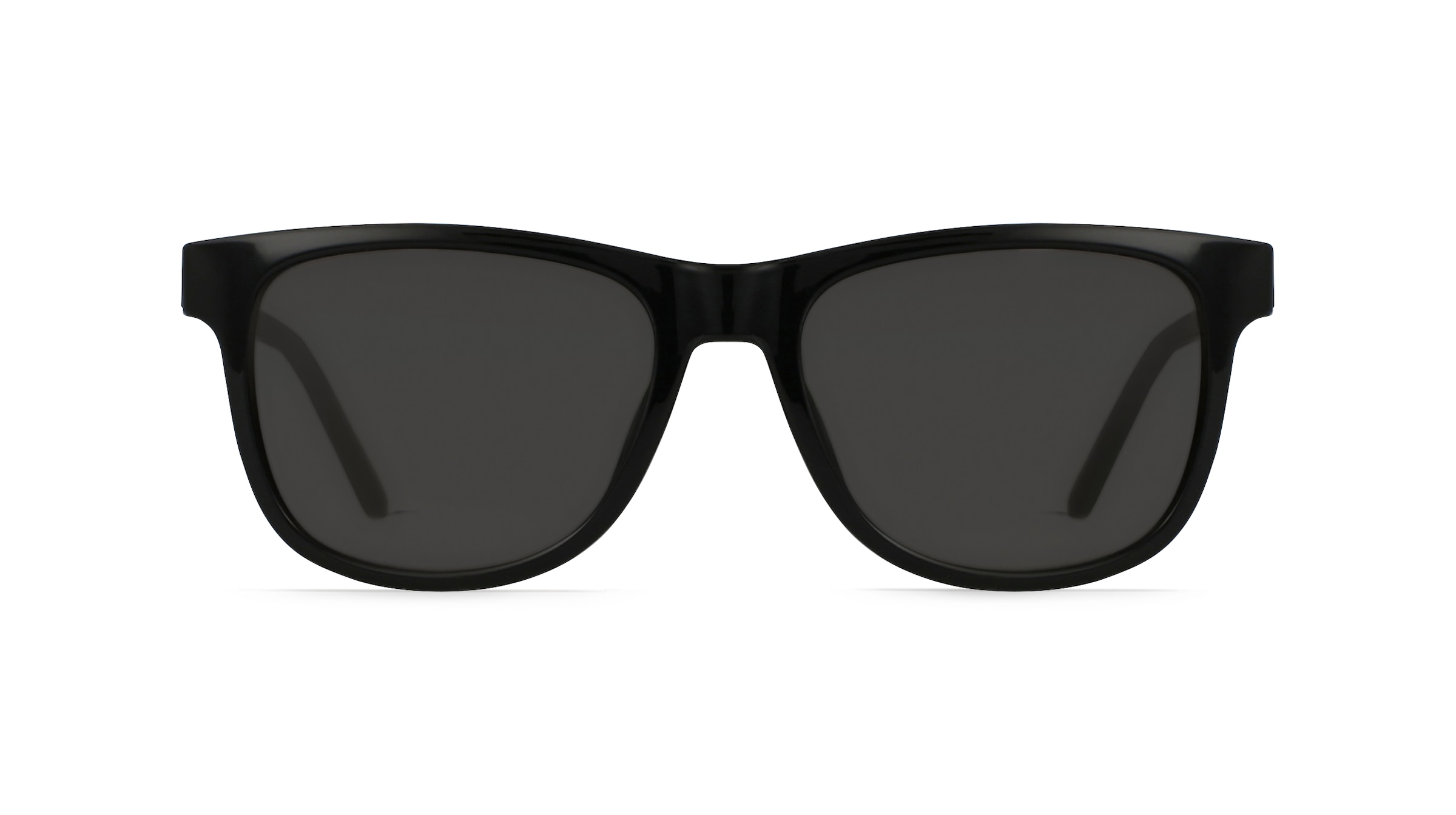 Fielmann MI 033 SUN CL Herren-Sonnenbrille Vollrand Eckig Propionat-Gestell, schwarz