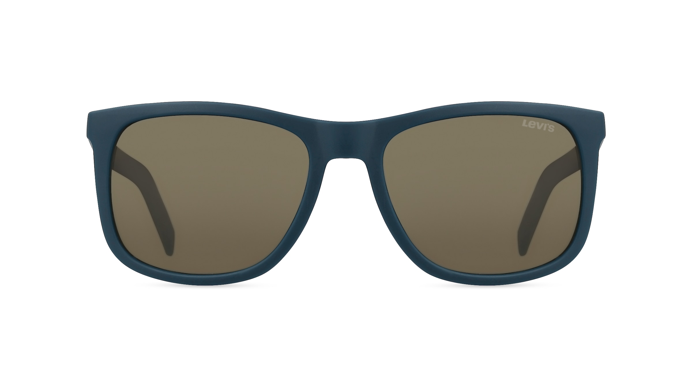 Levi's LV 5025/S Herren-Sonnenbrille Vollrand Eckig Bio-Kunststoff-Gestell, blau