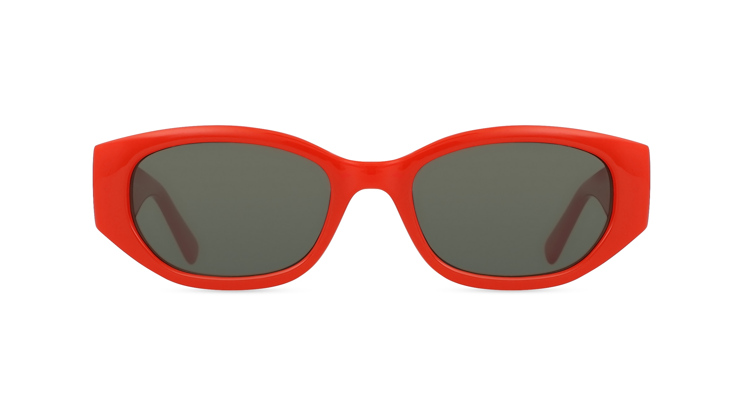 Fielmann OU 031 SUN FA Damen-Sonnenbrille Vollrand Oval Kunststoff-Gestell, orange