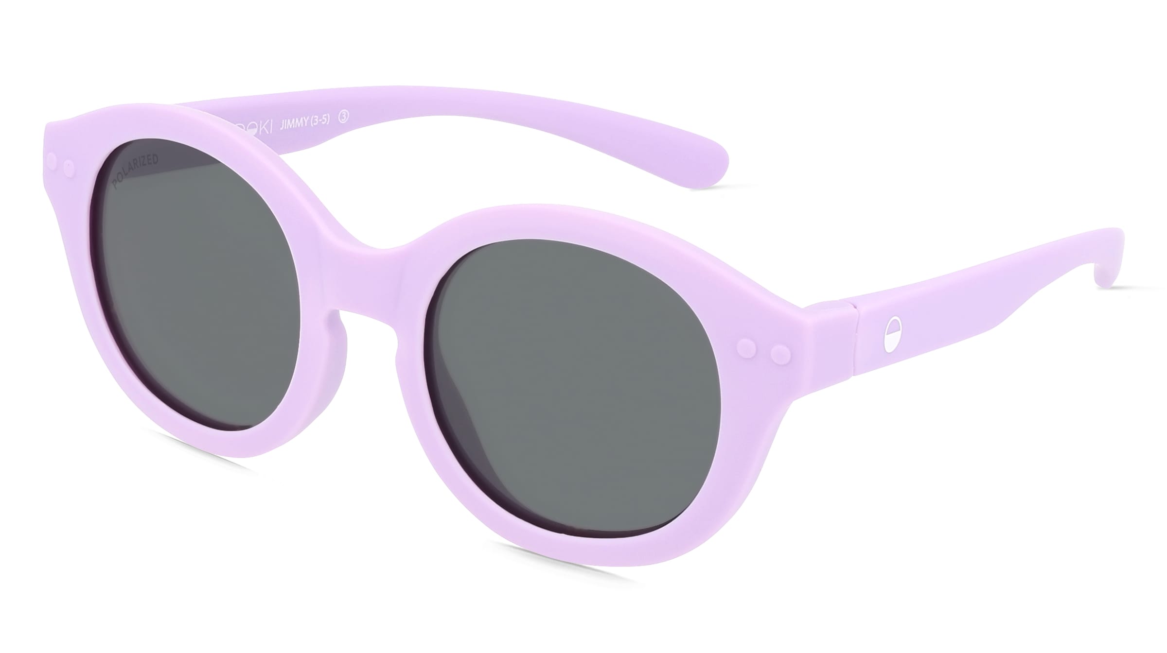 OKIDOKI JIMMY SUN LITTLE (3-5) Kinder-Sonnenbrille Vollrand Panto Kunststoff-Gestell, Lila