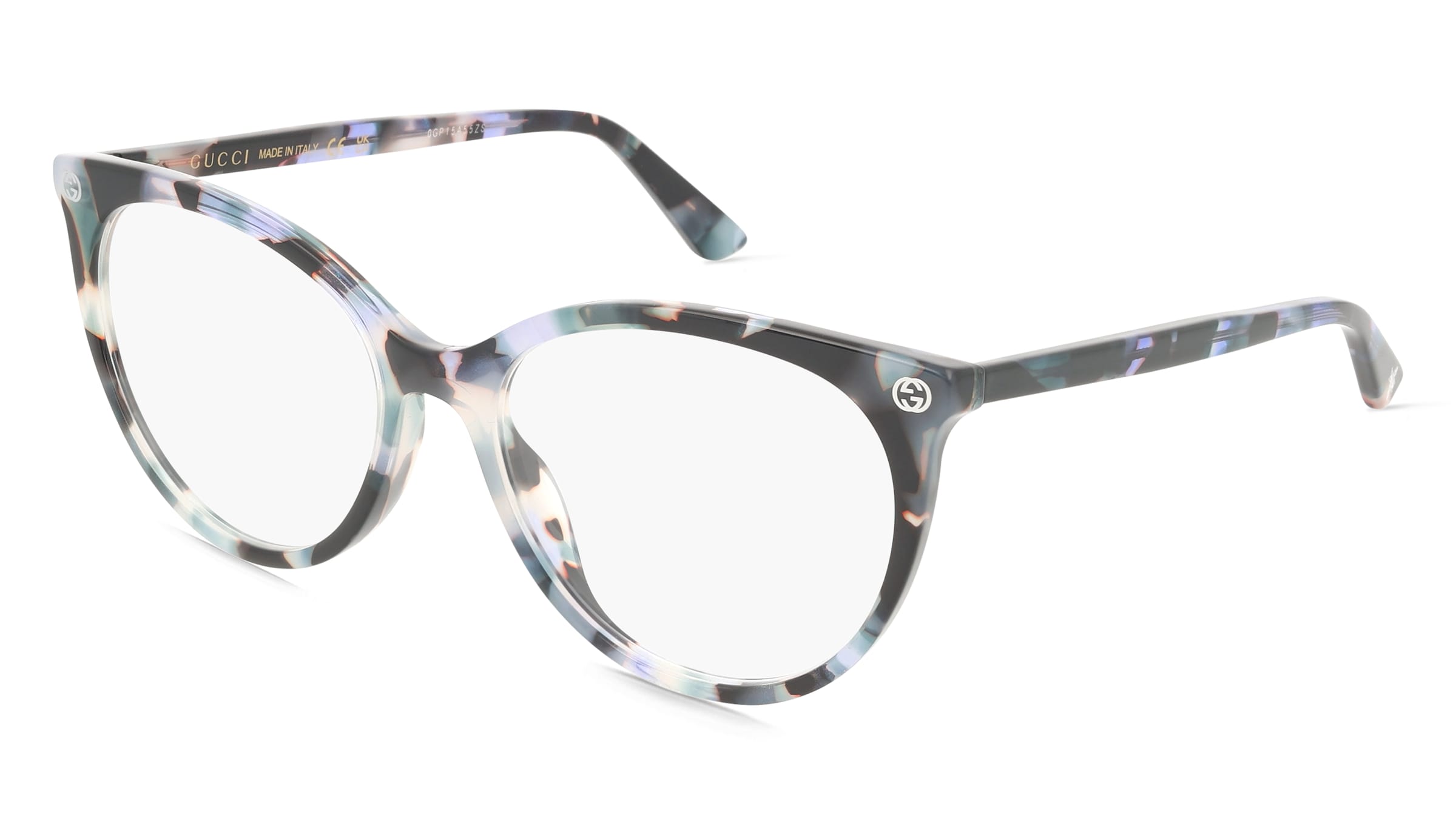 Gucci GG0093O Unisex-Brille inkl. Gläser Vollrand Panto Acetat-Gestell 53/17/140, Havanna