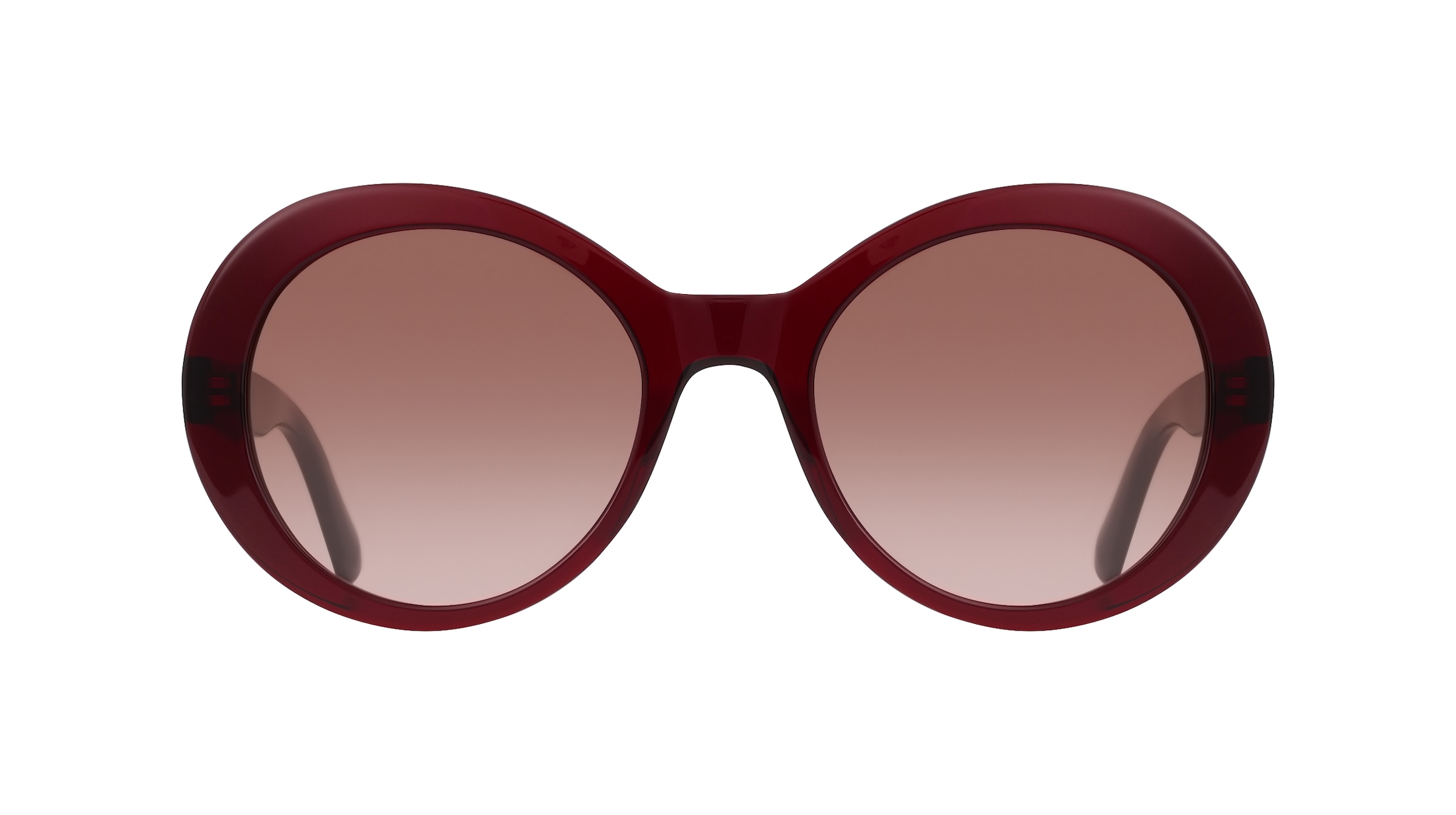 Stella McCartney SC40057I Damen-Sonnenbrille Vollrand Rund Bio-Acetat-Gestell, rot