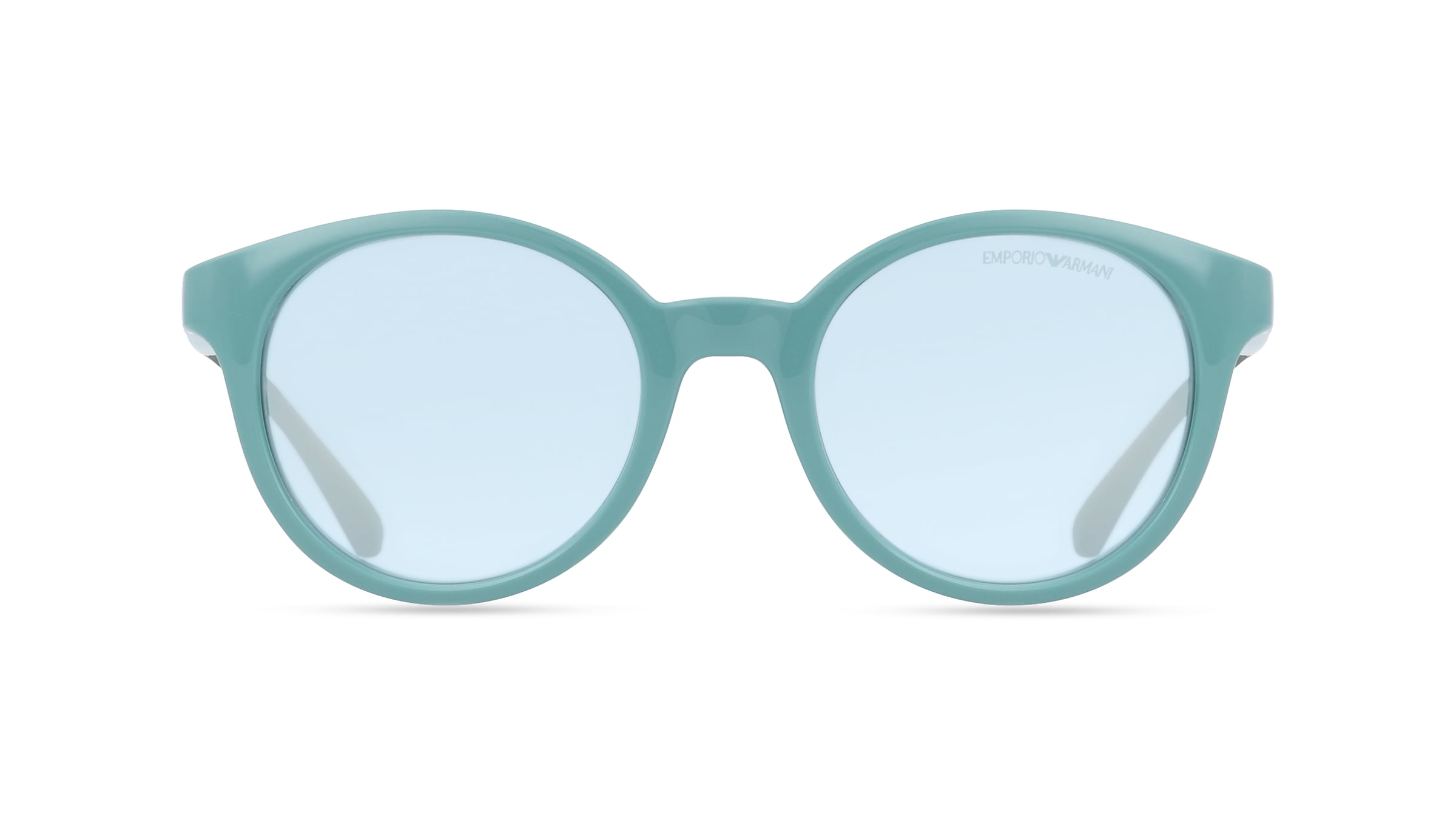 Emporio Armani EA4185 Damen-Sonnenbrille Vollrand Panto Kunststoff-Gestell, blau