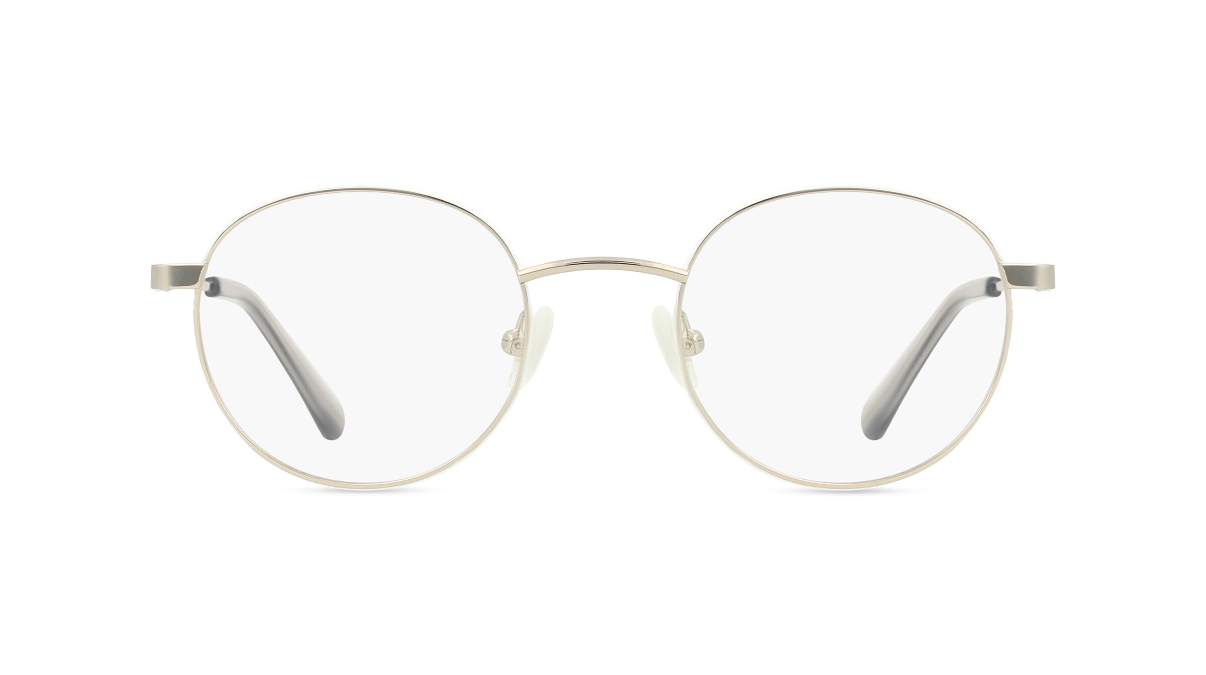 Gant GA3240 Unisex-Brille inkl. Gläser Vollrand Rund Metall-Gestell 48mm/21mm/145mm, silber