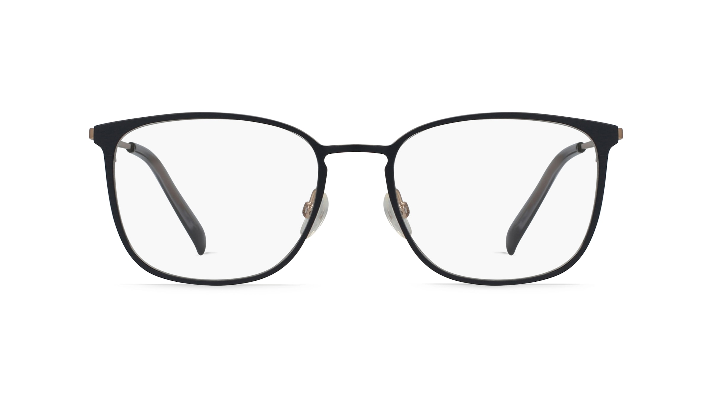 Fielmann MI 029 CL Damen-Brille inkl. Gläser Vollrand Eckig Edelstahl-Gestell 49mm/17mm/135mm, gold