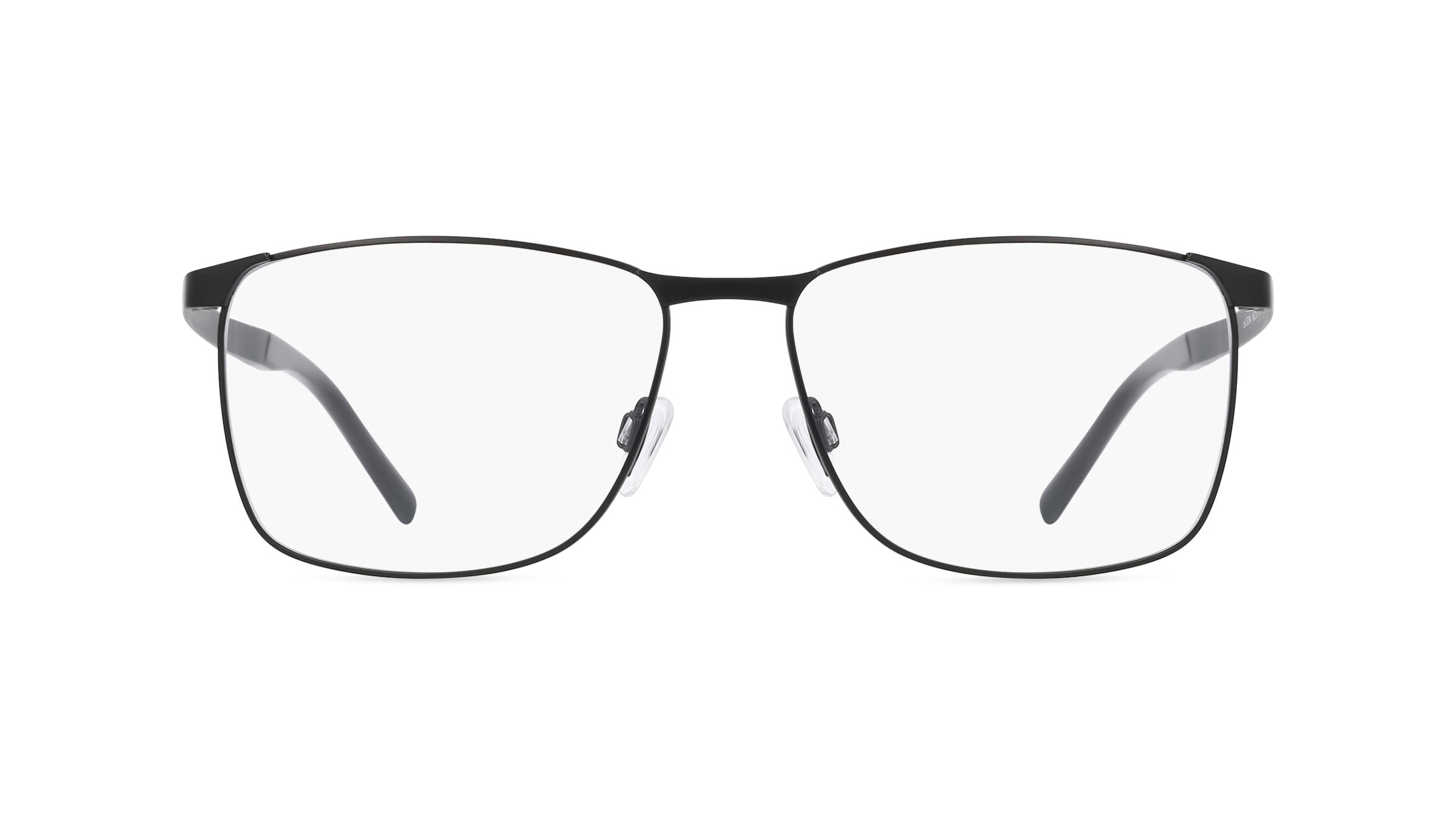 Fielmann GS 003 CL Herren-Brille inkl. Gläser Vollrand Eckig Titan-Gestell 58mm/16mm/145mm, schwarz