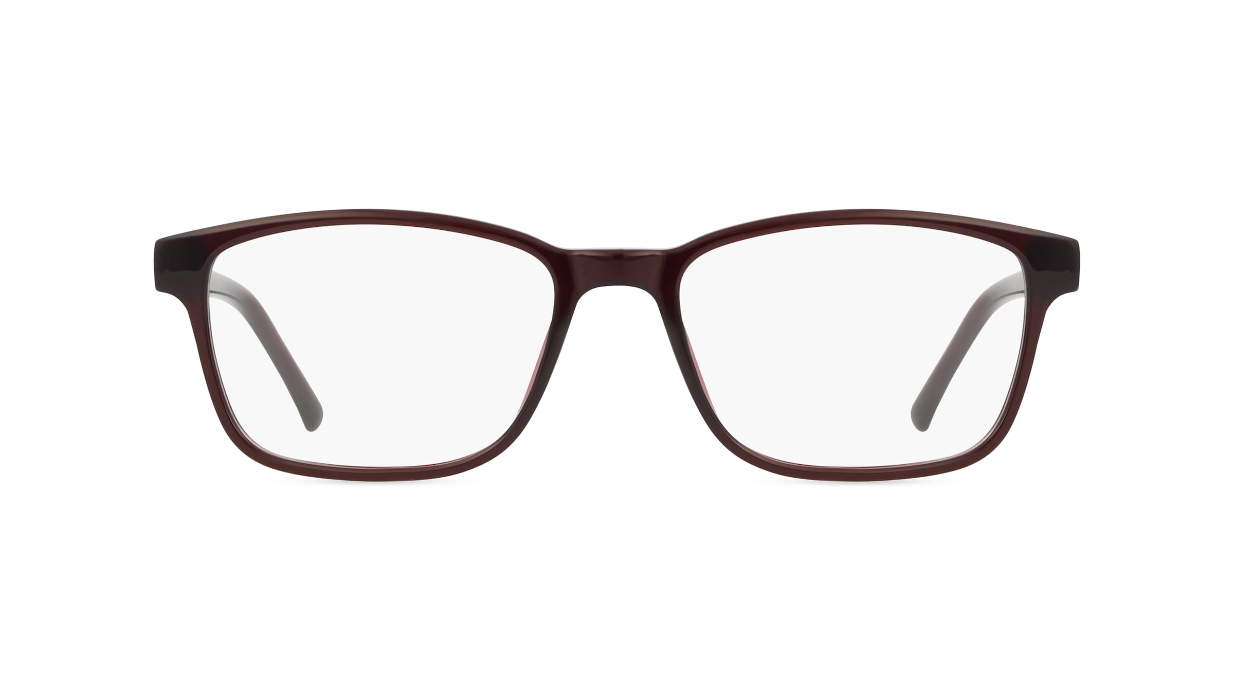 Fielmann BD 545 CL Herren-Brille inkl. Gläser Vollrand Eckig Propionat-Gestell 54mm/17mm/145mm, rot