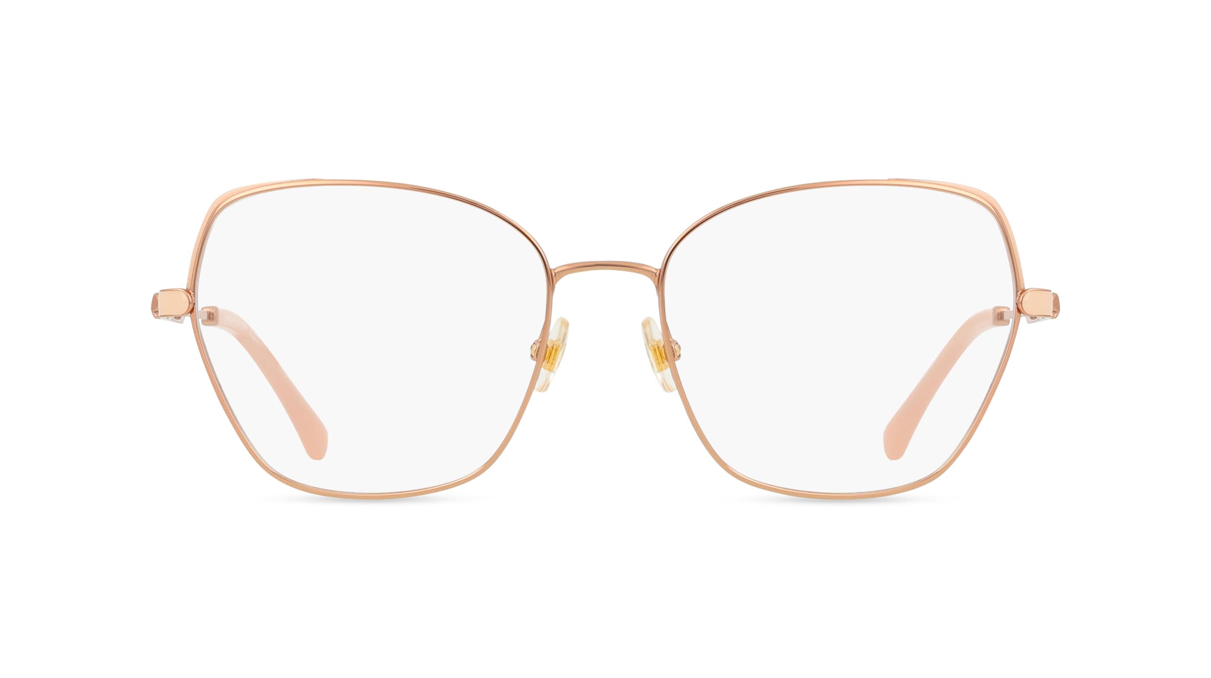 Kate Spade ZEENA/G Damen-Brille inkl. Gläser Vollrand Butterfly Metall-Gestell 54mm/17mm/140mm, gold