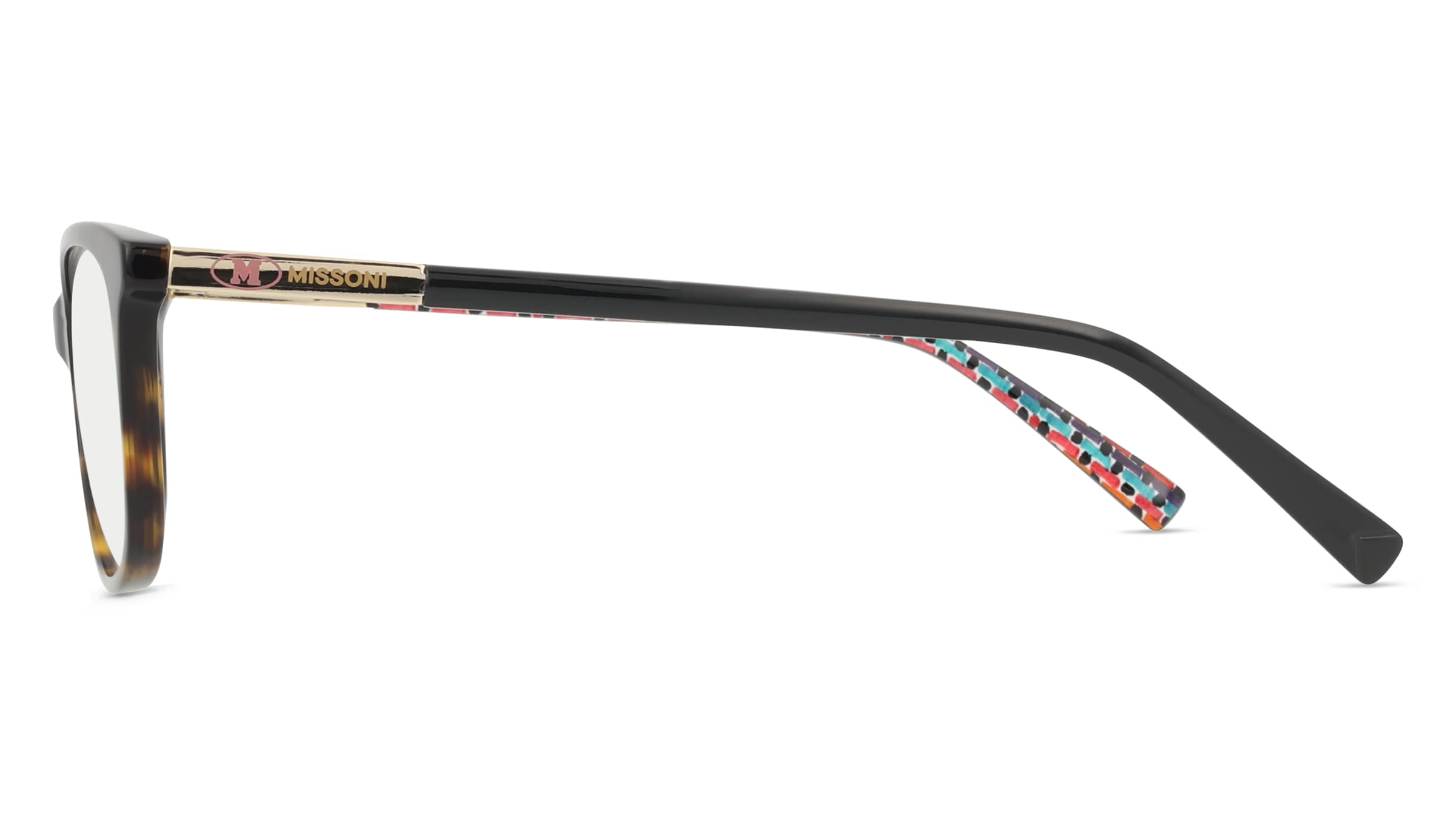 Thumbnail - Missoni MMI 0051 Damen-Brille inkl. Gläser Vollrand Cat Eye Acetat-Gestell 50/16/140, braun