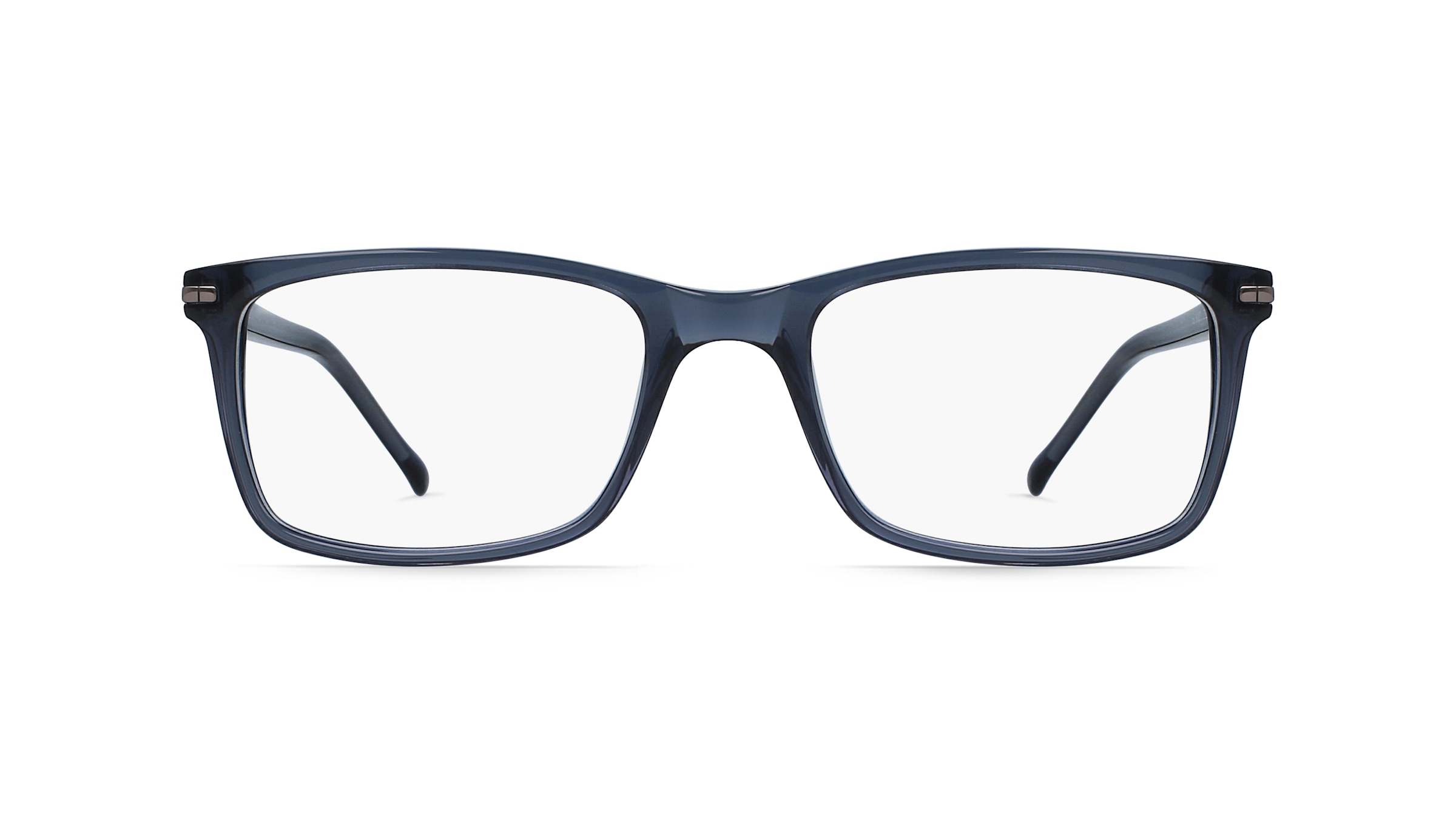 Fielmann BD 440 FLEX CL Herren-Brille inkl. Gläser Vollrand Eckig Acetat-Gestell 53mm/19mm/140mm, blau