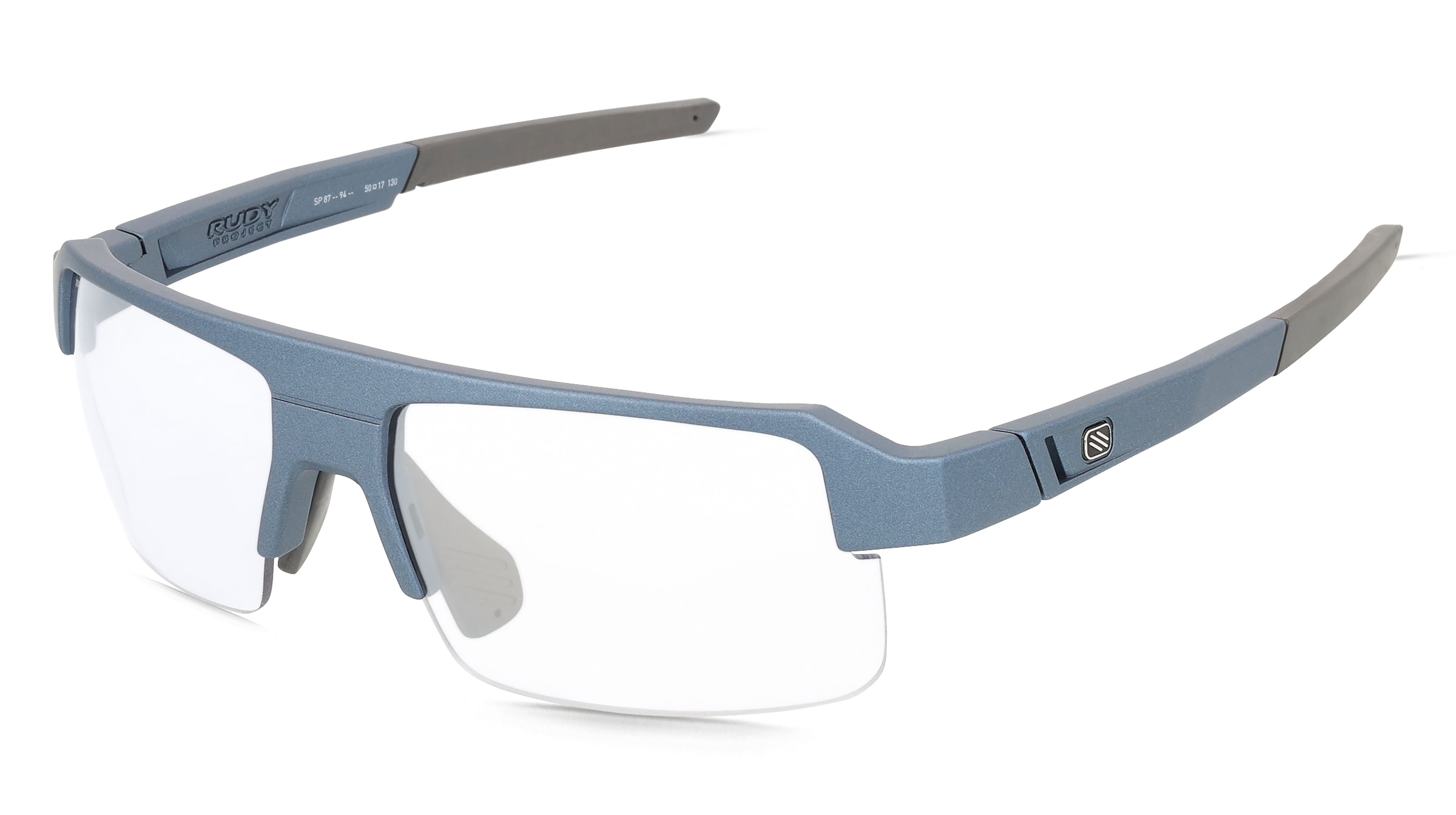 Rudy Project SP877894 SIRIUS Unisex-Sonnenbrille Halbrand Eckig Kunststoff-Gestell, Blau