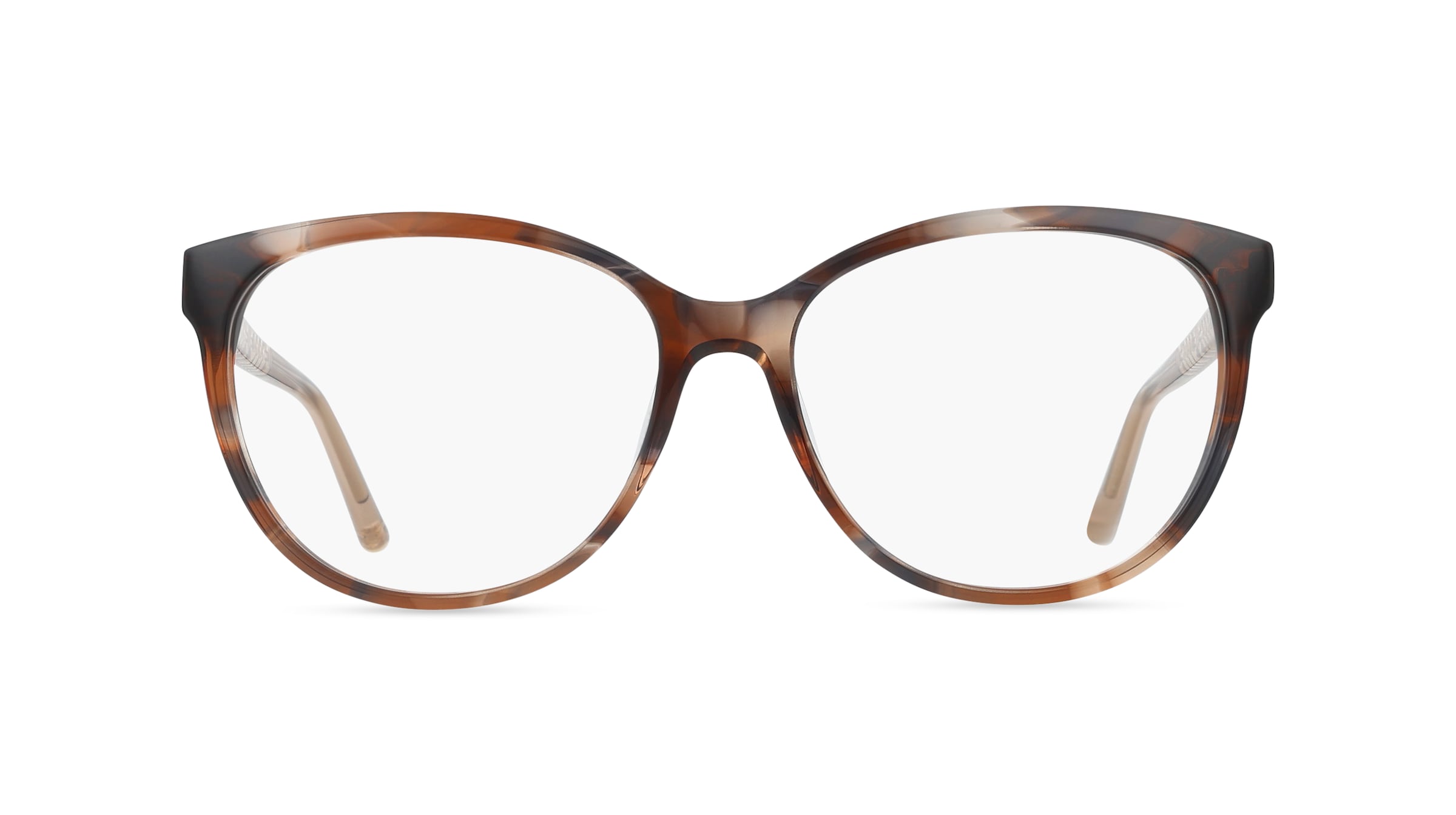 Escada VESF36 Damen-Brille inkl. Gläser Vollrand Cat Eye Kunststoff-Gestell 54/15/140, Grau