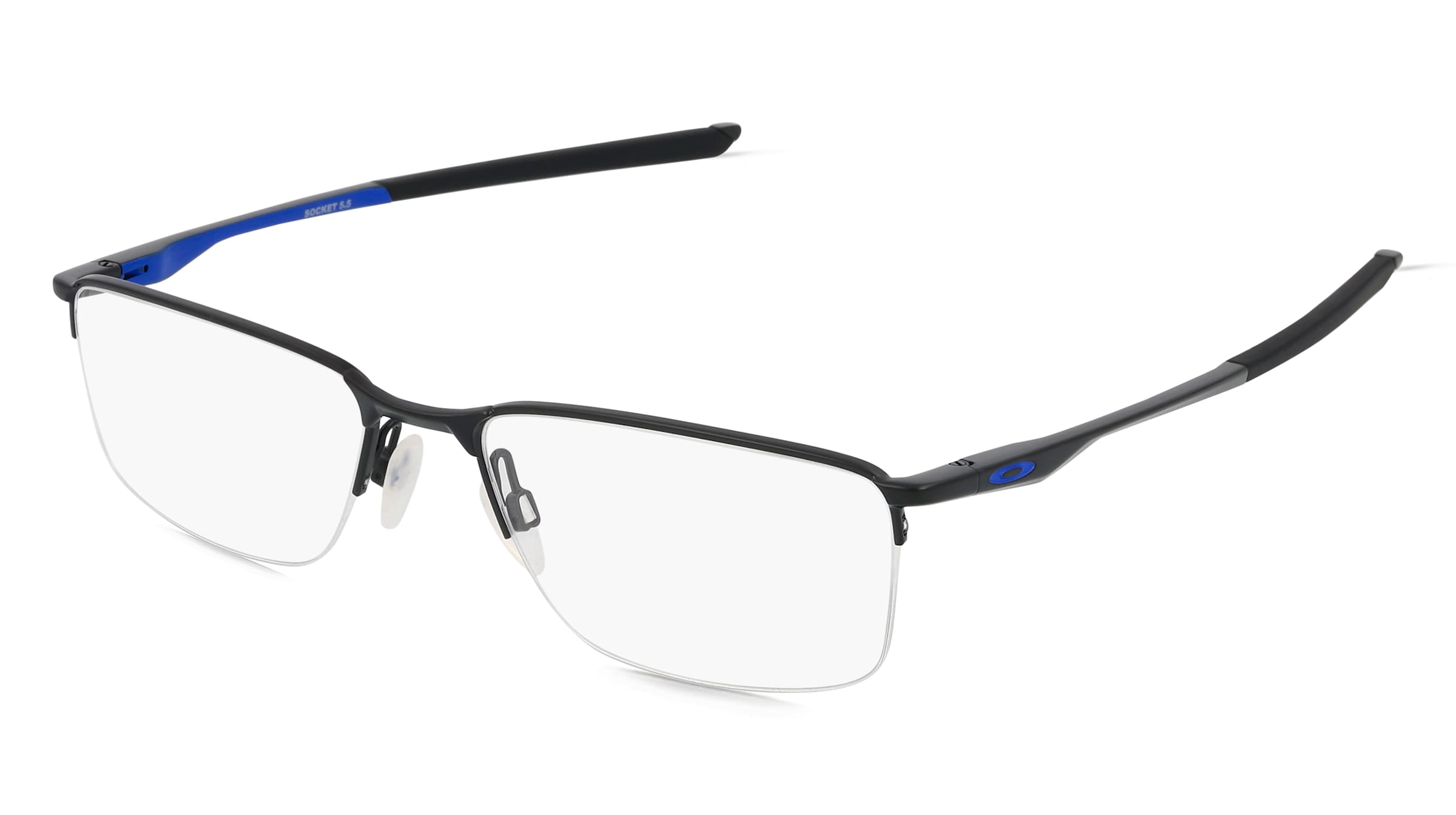 Oakley OX3218 Herren-Brille inkl. Gläser Nylor Eckig Metall-Gestell 56mm/18mm/140mm, schwarz