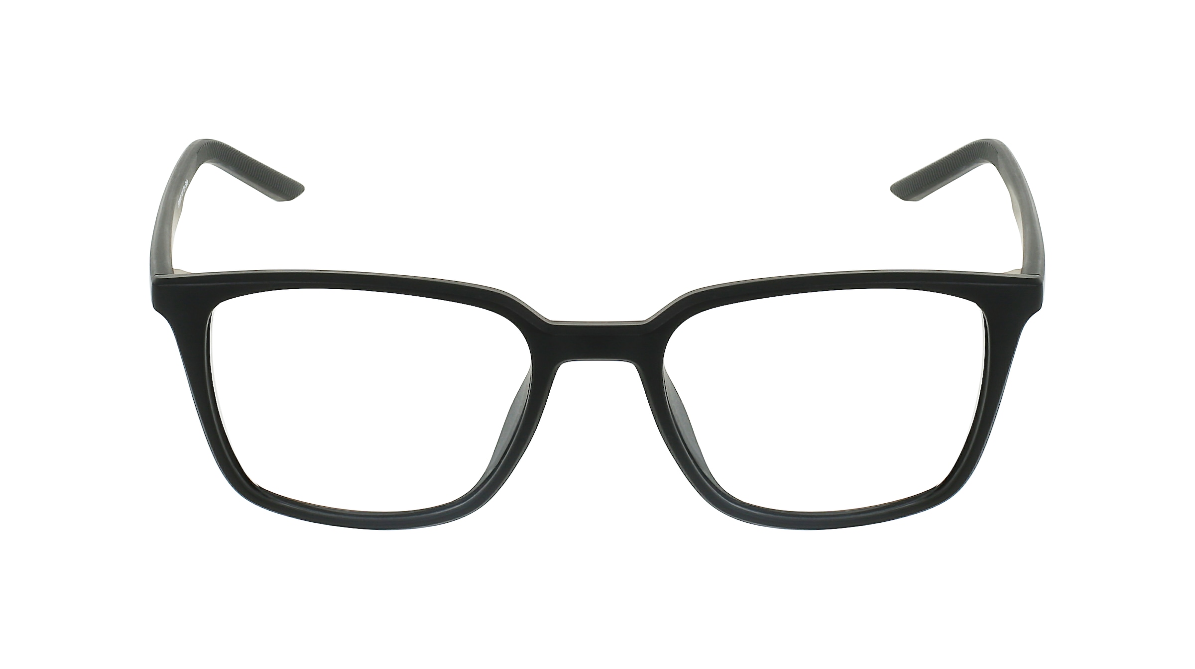 Nike 7259 Herren-Brille inkl. Gläser Vollrand Eckig Kunststoff-Gestell 53mm/19mm/145mm, schwarz