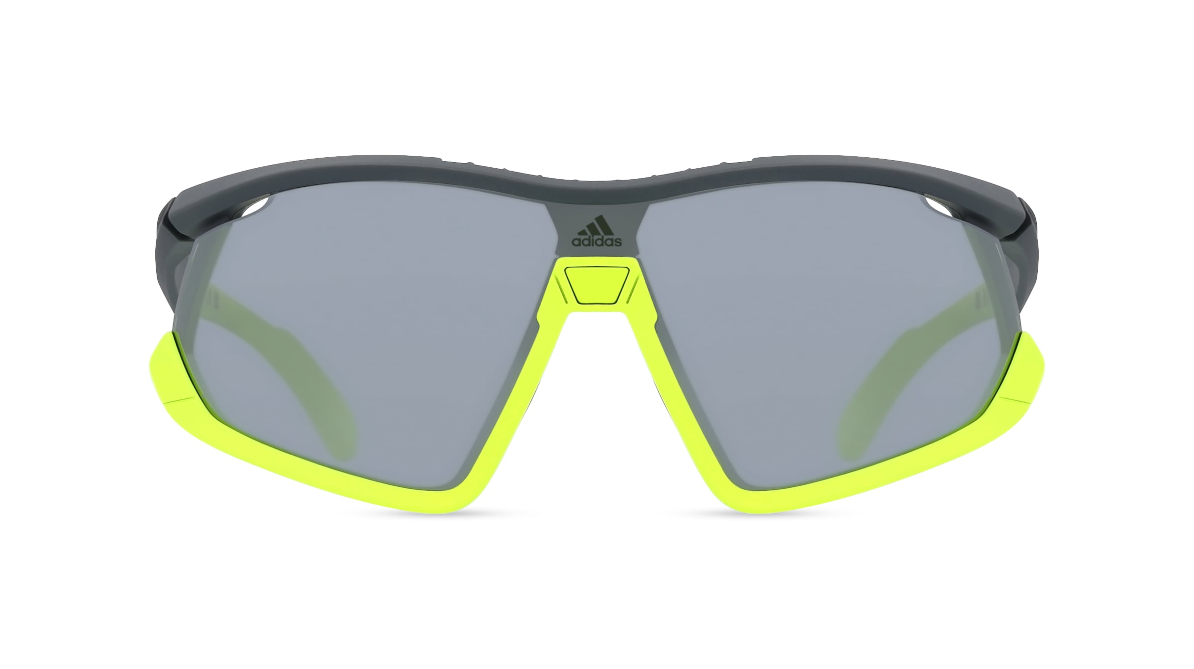 Adidas SP0055 Unisex-Sonnenbrille Vollrand Monoscheibe Kunststoff-Gestell, grau