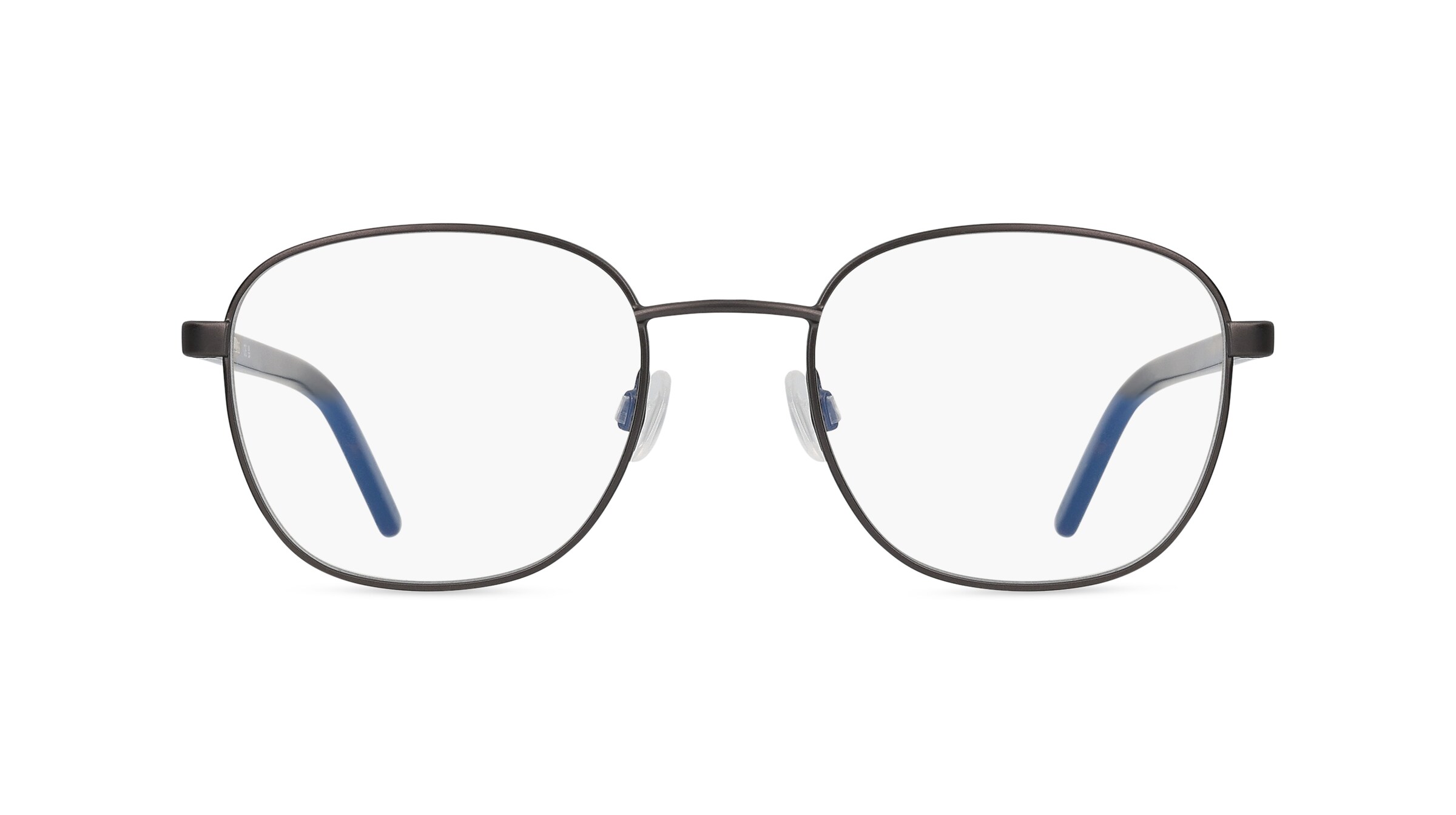 Zeiss ZS22401 Unisex-Brille inkl. Gläser Vollrand Rechteckig Kunststoff Metall-Gestell 52mm/19mm/145mm, silber