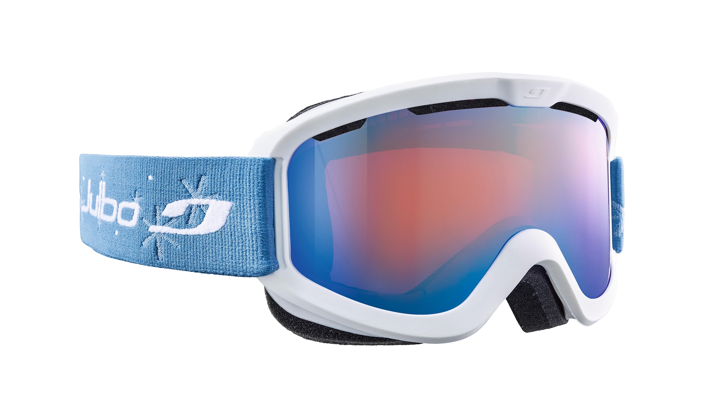 Julbo JUNE J752 Damen-Skibrille Vollrand Monoscheibe Kunststoff-Gestell, Weiß