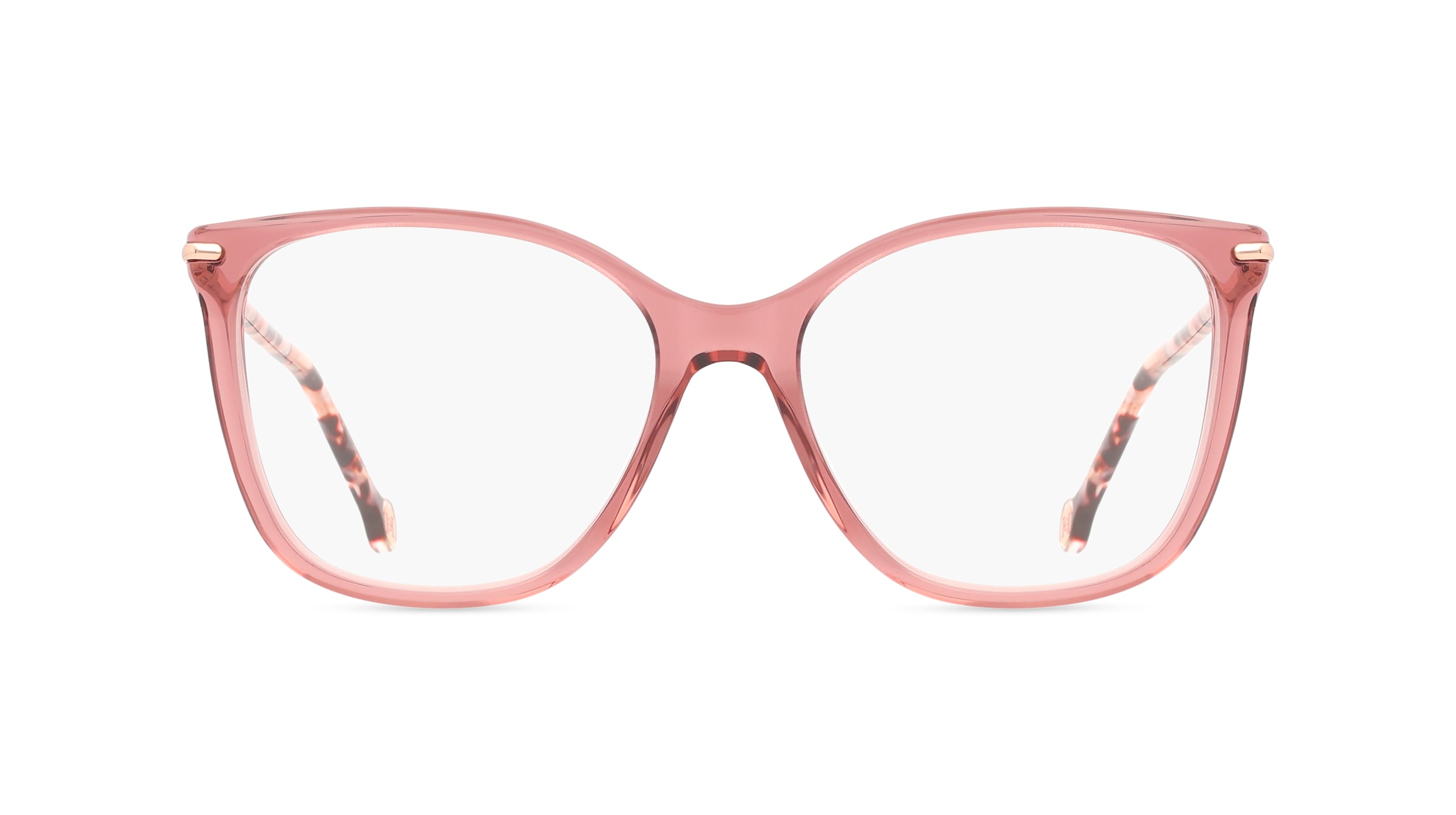 Carolina Herrera 109053 Damen-Brille inkl. Gläser Vollrand Eckig Acetat-Gestell 48mm/17mm/140mm, Pink