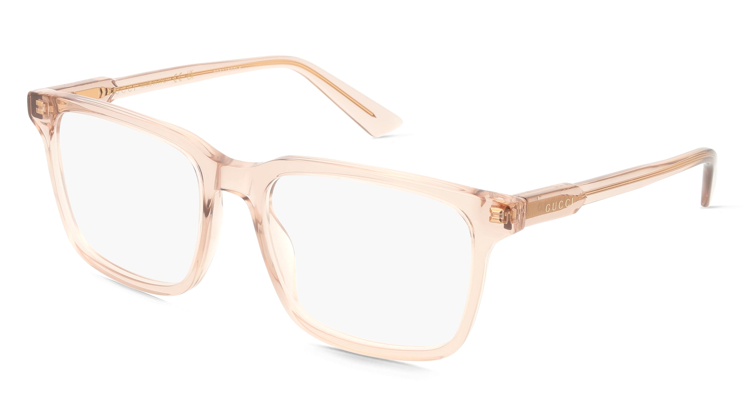 Gucci GG1120O Unisex-Brille inkl. Gläser Vollrand Eckig Acetat-Gestell 55/19/145, Braun