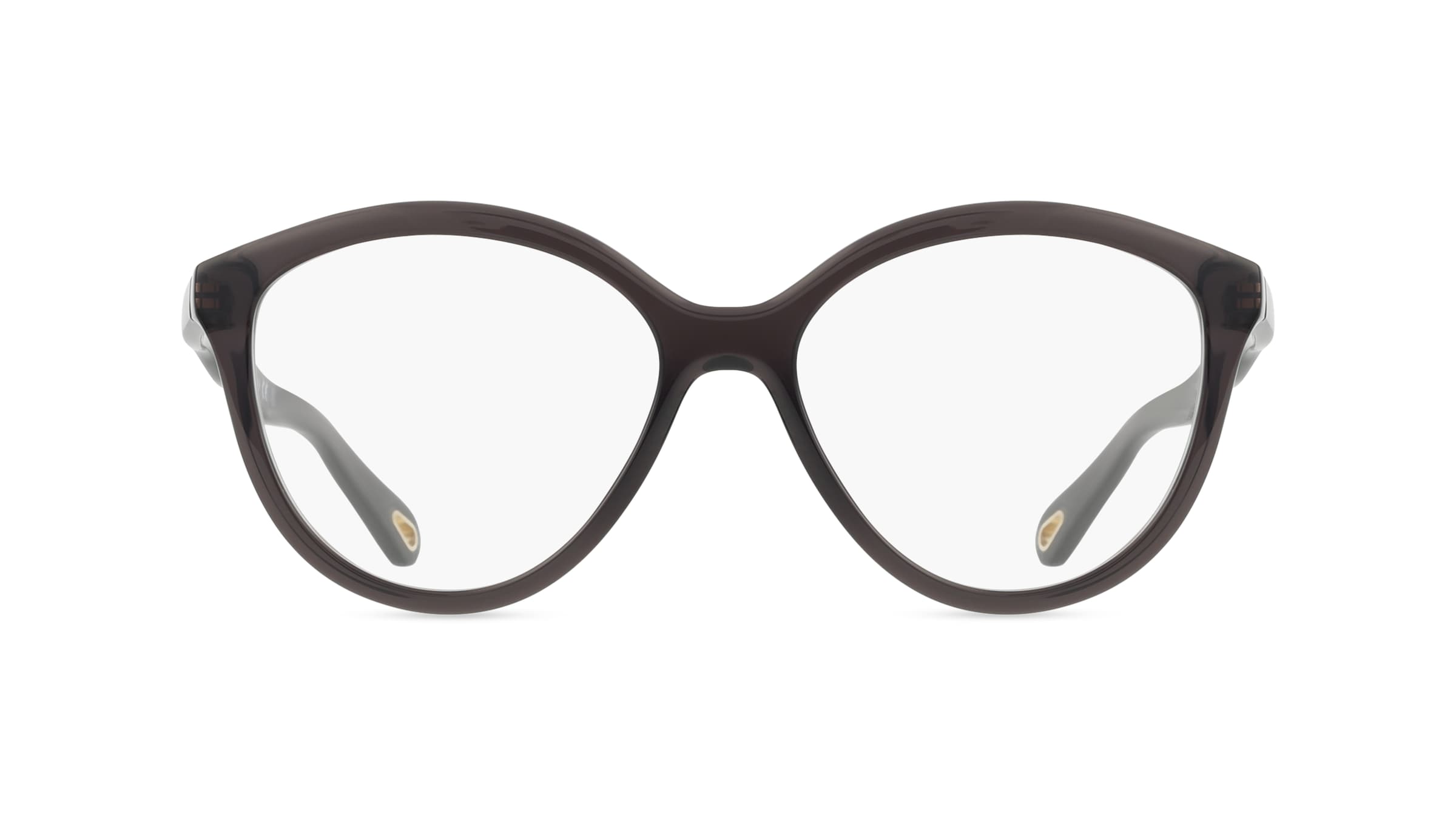 Chloé CH0089O Unisex-Brille inkl. Gläser Vollrand Cateye Acetat-Gestell 54mm/16mm/145mm, Grau