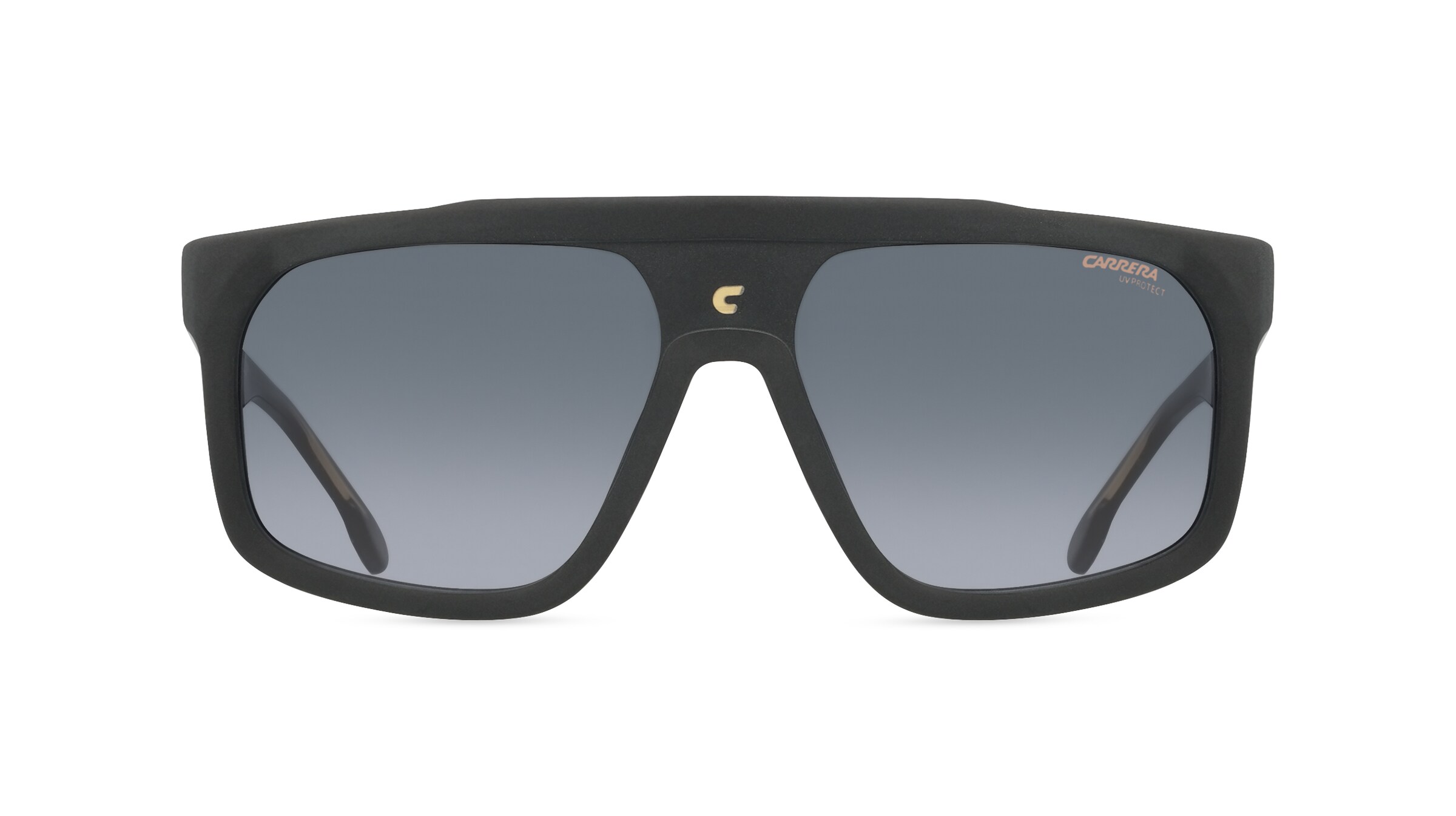 Carrera 1061/S Unisex-Sonnenbrille Vollrand Eckig Kunststoff-Gestell, schwarz