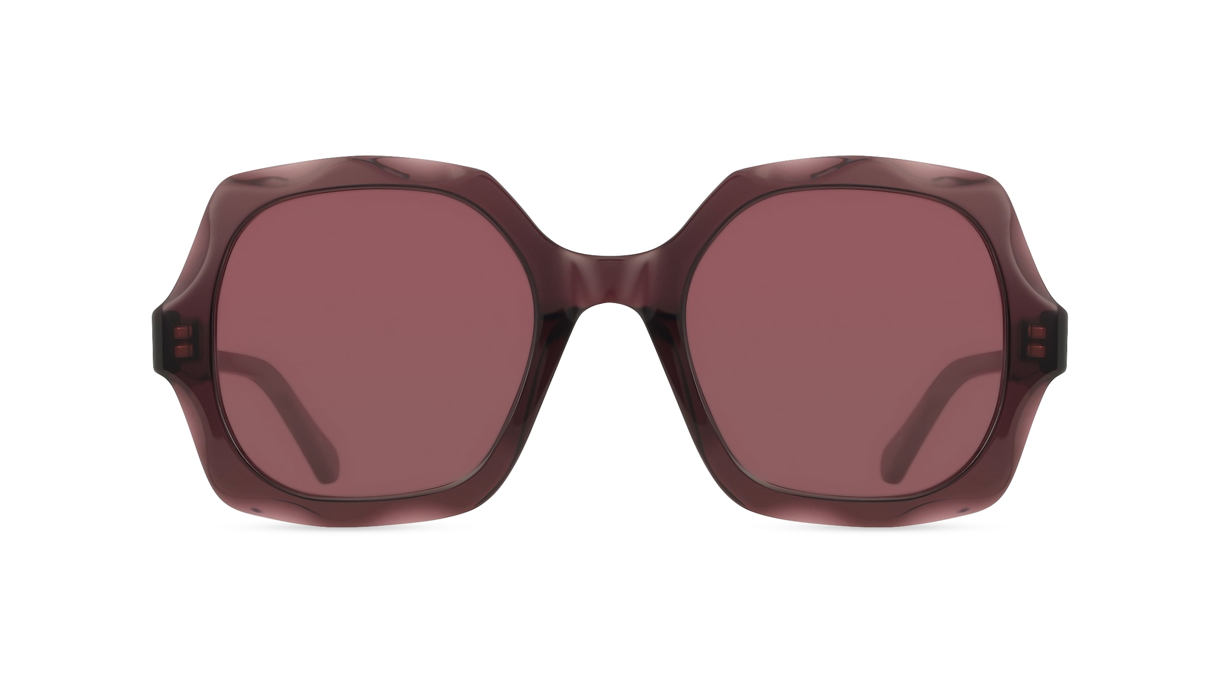 Chloé CH0226S Damen-Sonnenbrille Vollrand Rechteckig Recycled Acetat-Gestell, lila