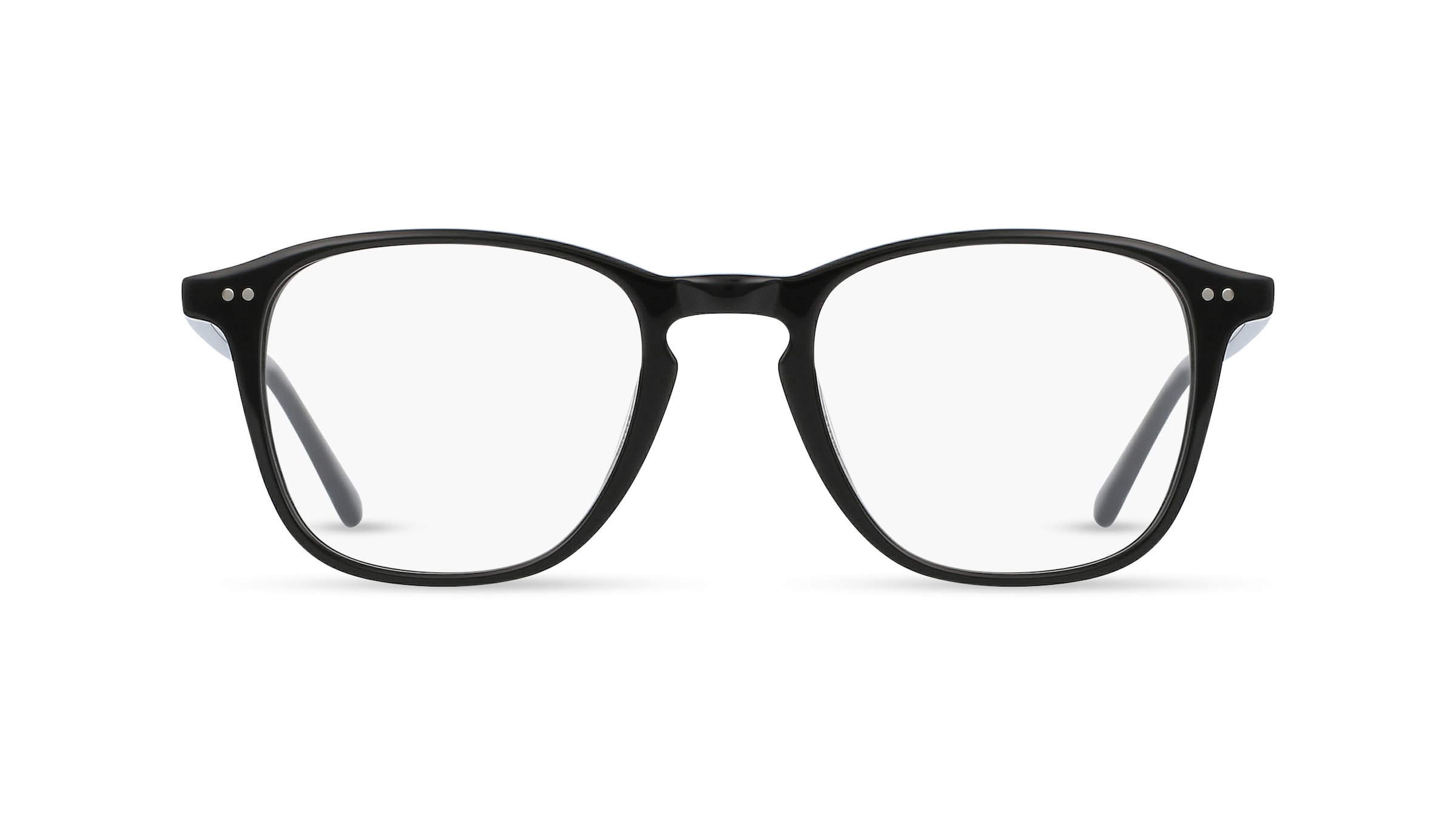 Fielmann IC 014 CL Herren-Brille inkl. Gläser Vollrand Eckig Acetat-Gestell 49mm/21mm/145mm, schwarz