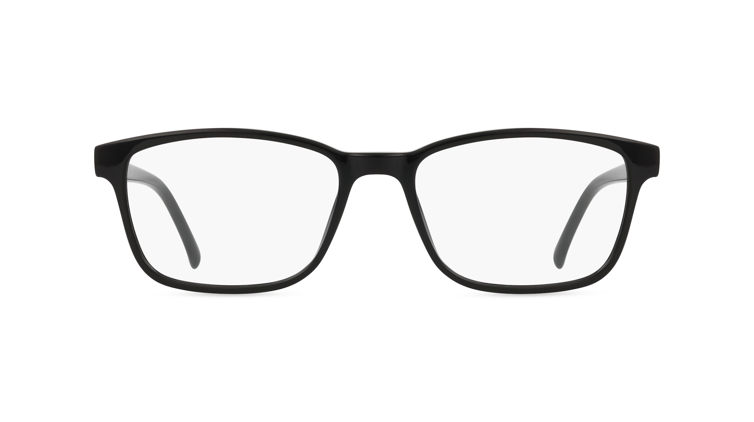 Fielmann BD 545 CL Herren-Brille inkl. Gläser Vollrand Eckig Propionat-Gestell 54mm/17mm/145mm, Schwarz