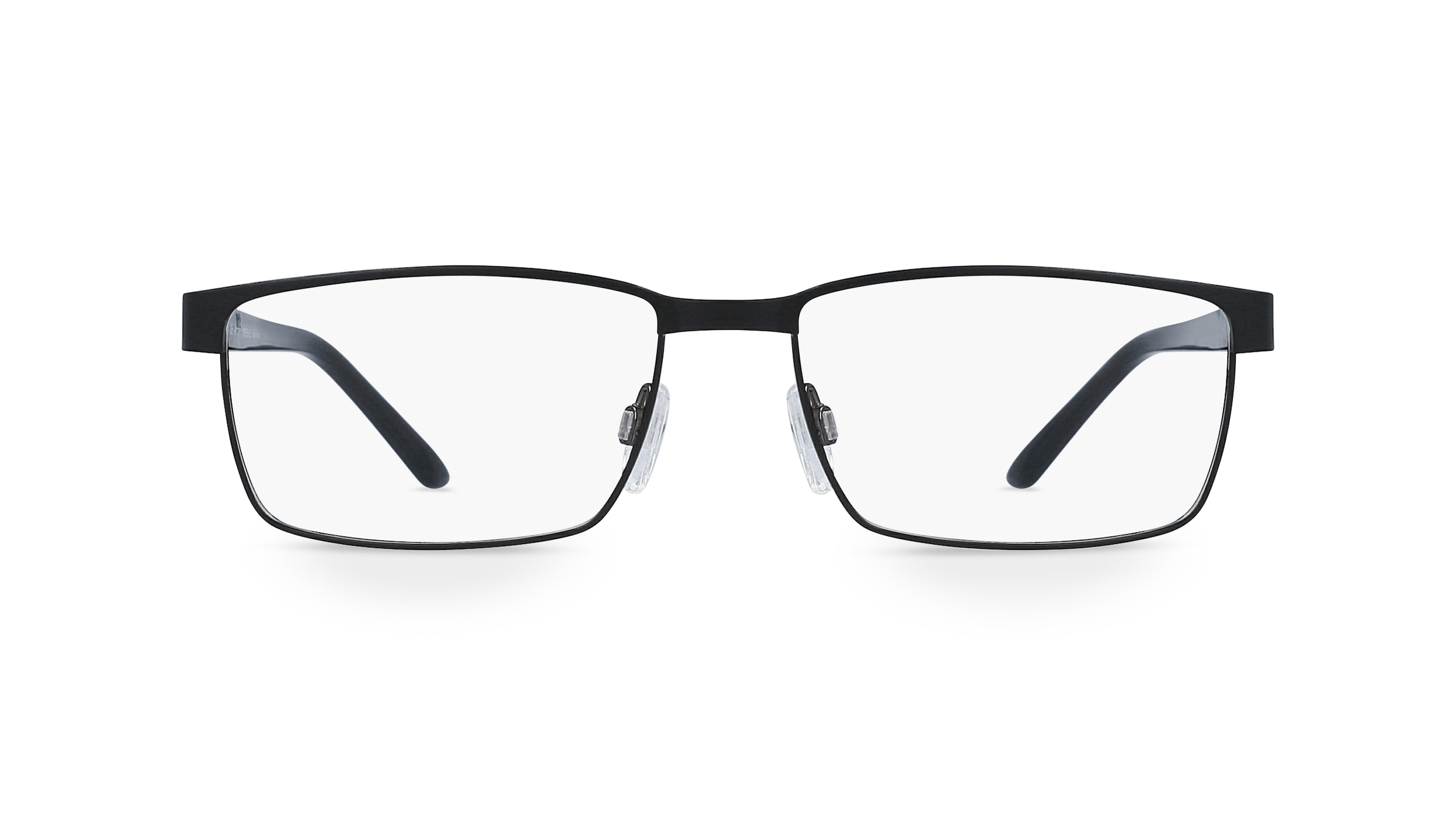 Fielmann 2173 FLEX CL Herren-Brille inkl. Gläser Vollrand Eckig Titan-Gestell 56mm/16mm/140mm, schwarz