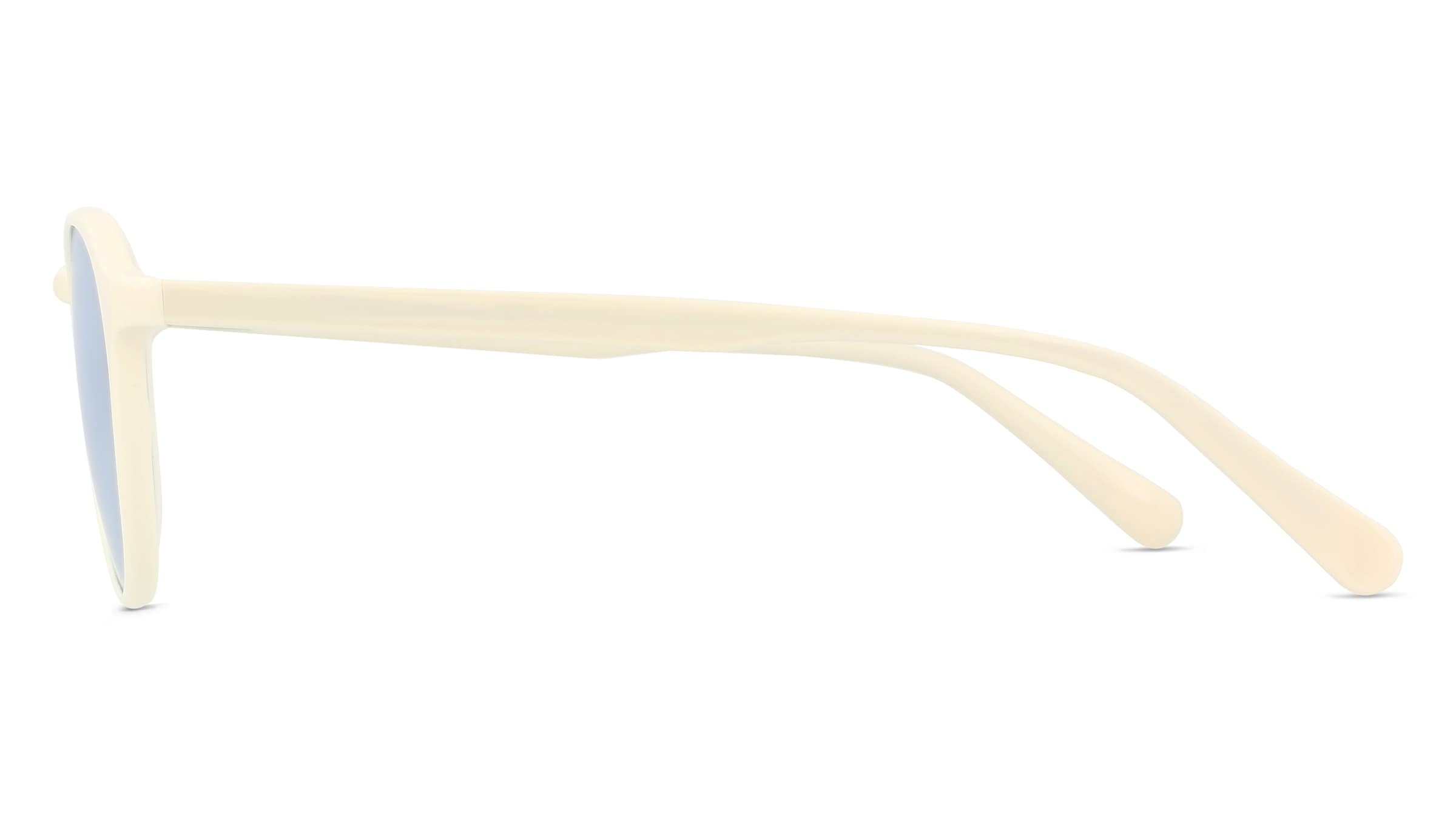 Thumbnail - Fielmann BD 536 SUN CL Unisex-Sonnenbrille Vollrand Panto Propionat-Gestell, weiß