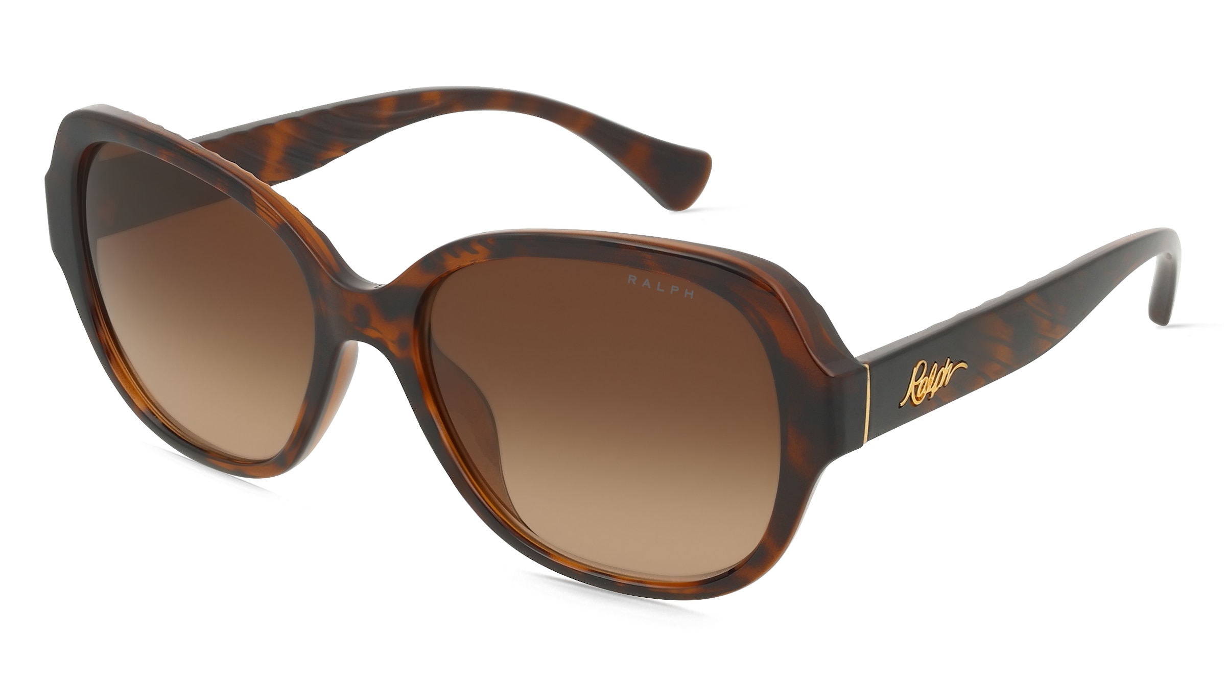 Ralph 0RA5316U Damen-Sonnenbrille Vollrand Rund Acetat Spritzguss-Gestell, Havanna