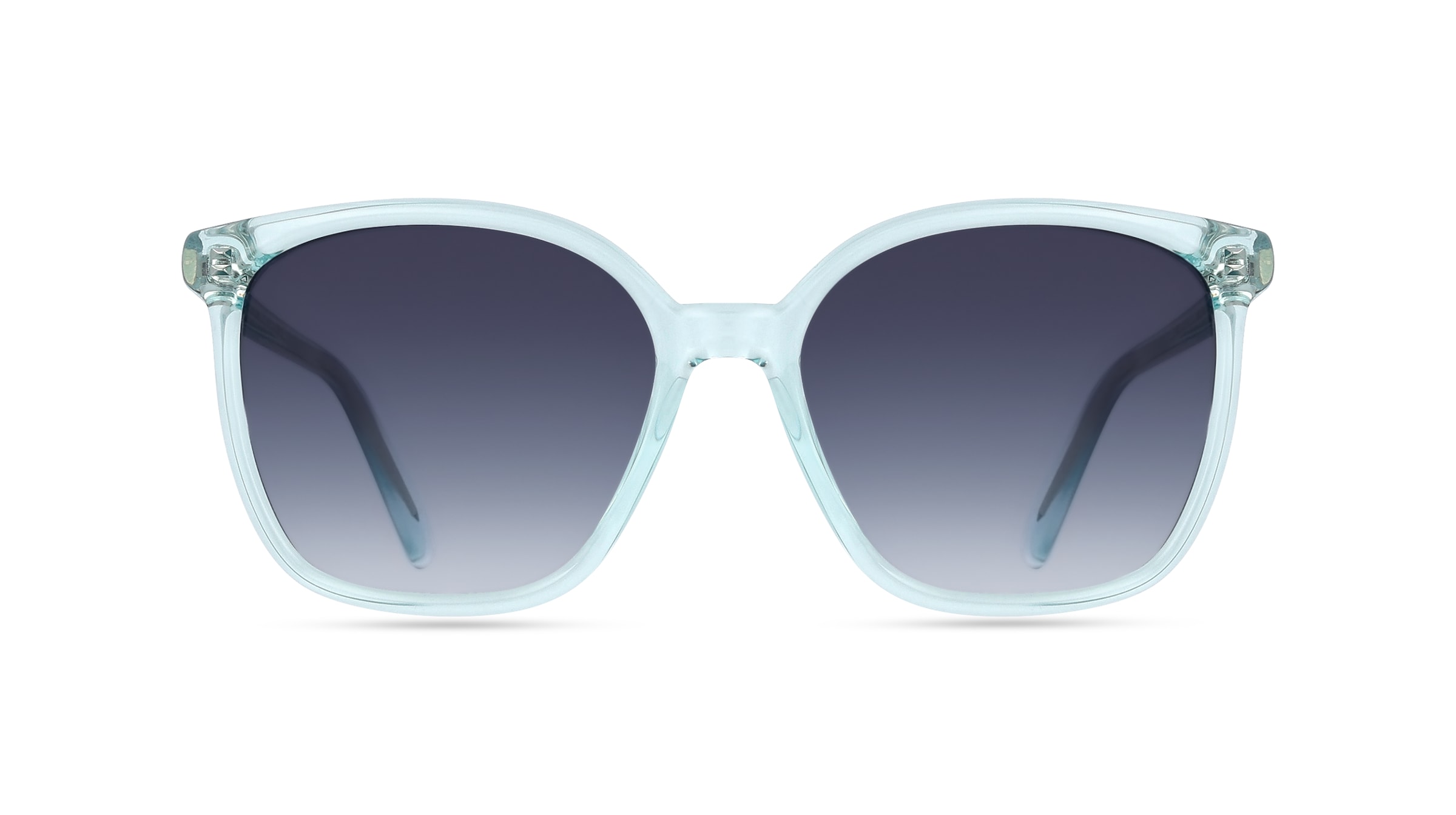 Fielmann OU 029 SUN FA Damen-Sonnenbrille Vollrand Eckig Acetat-Gestell, blau