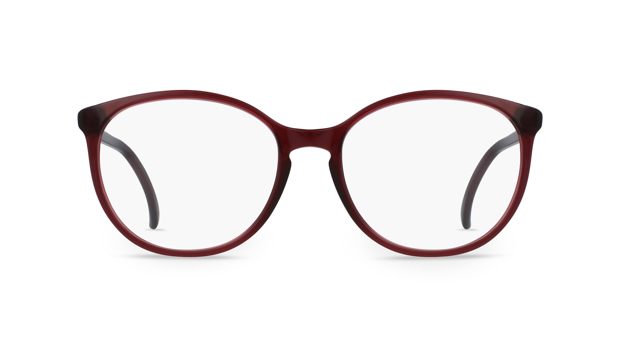 Fielmann JIL 007 CL Damen-Brille inkl. Gläser Vollrand Panto Kunststoff-Gestell 52mm/18mm/140mm, rot