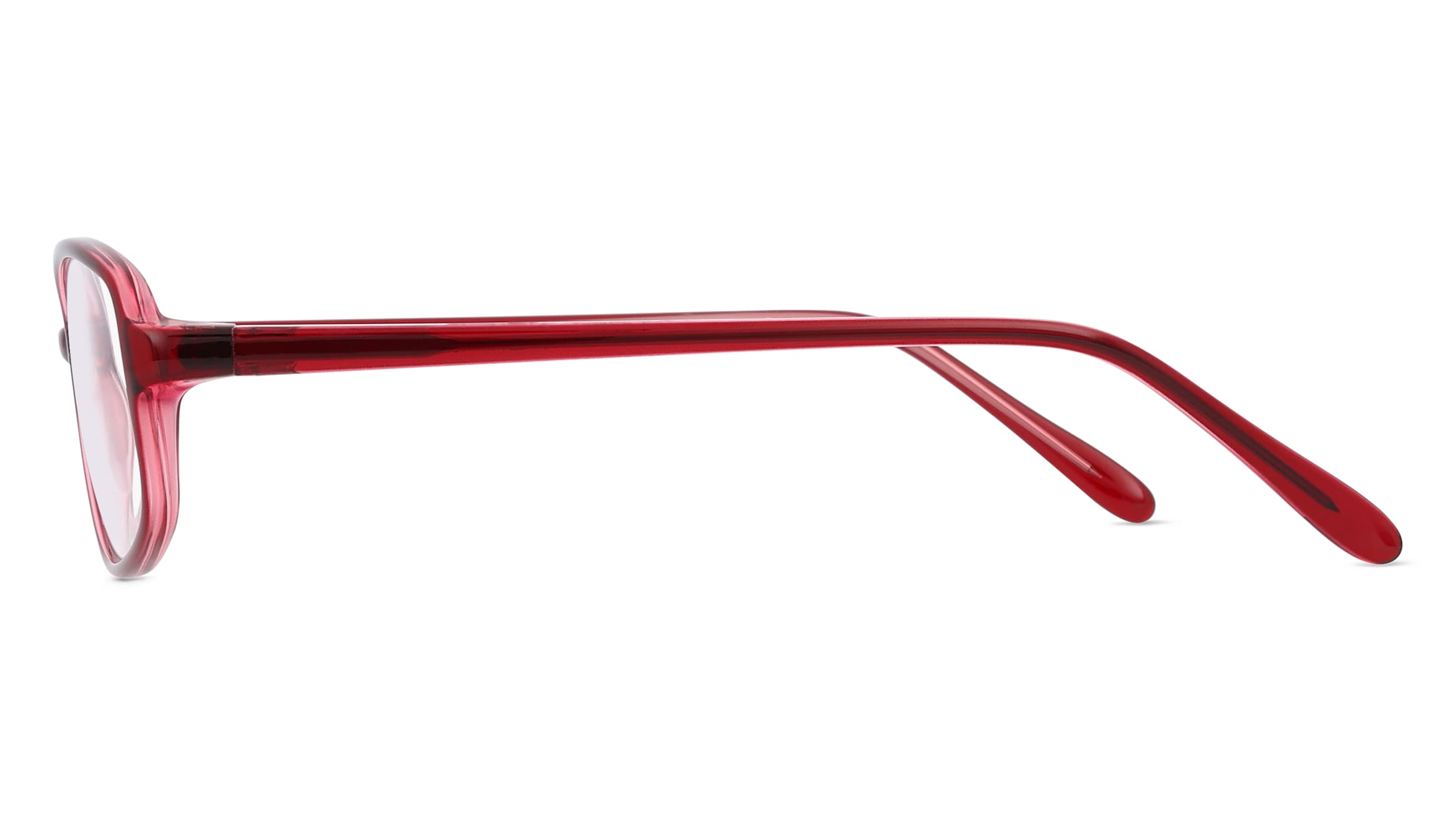 Thumbnail - Fielmann MC 590 CL Damen-Brille inkl. Gläser Vollrand Eckig Propionat-Gestell 52mm/14mm/130mm, rot