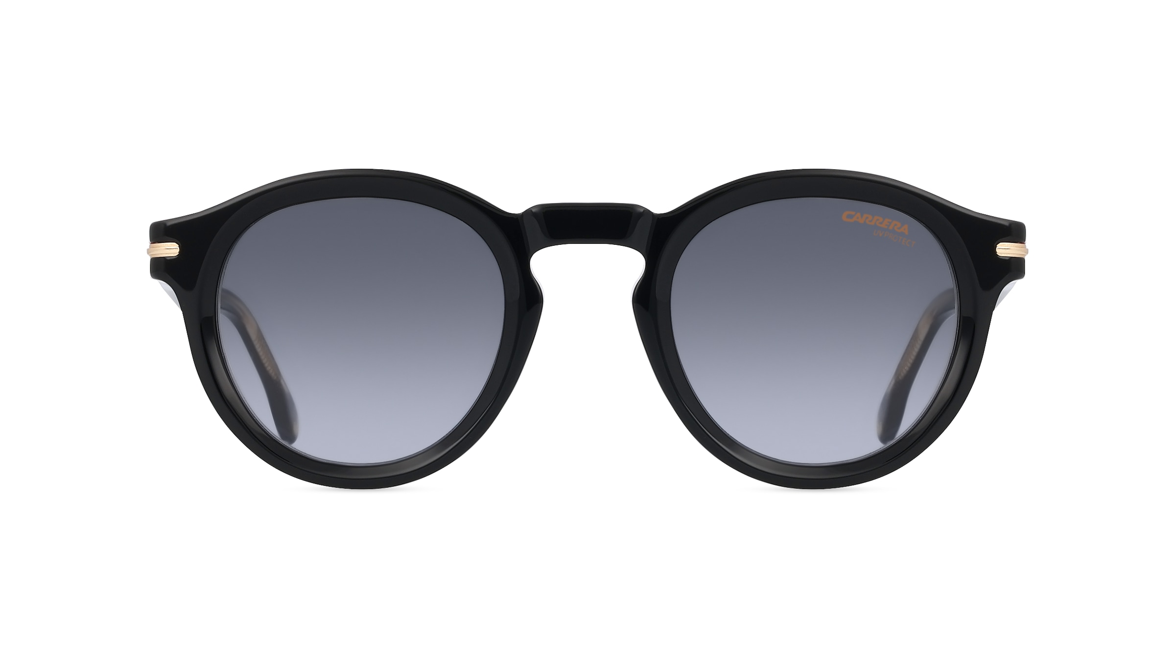 Carrera 306/S Unisex-Sonnenbrille Vollrand Rund Acetat-Gestell, schwarz