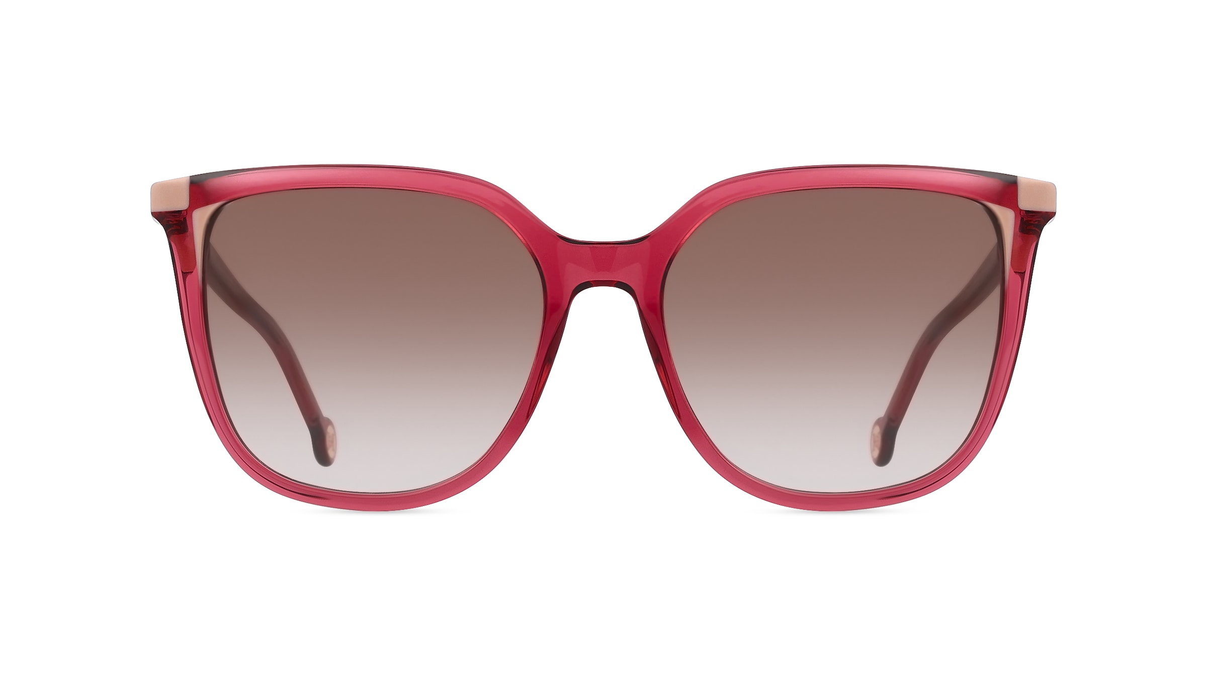 Carolina Herrera 0140/S Damen-Sonnenbrille Vollrand Oval Acetat-Gestell, rot