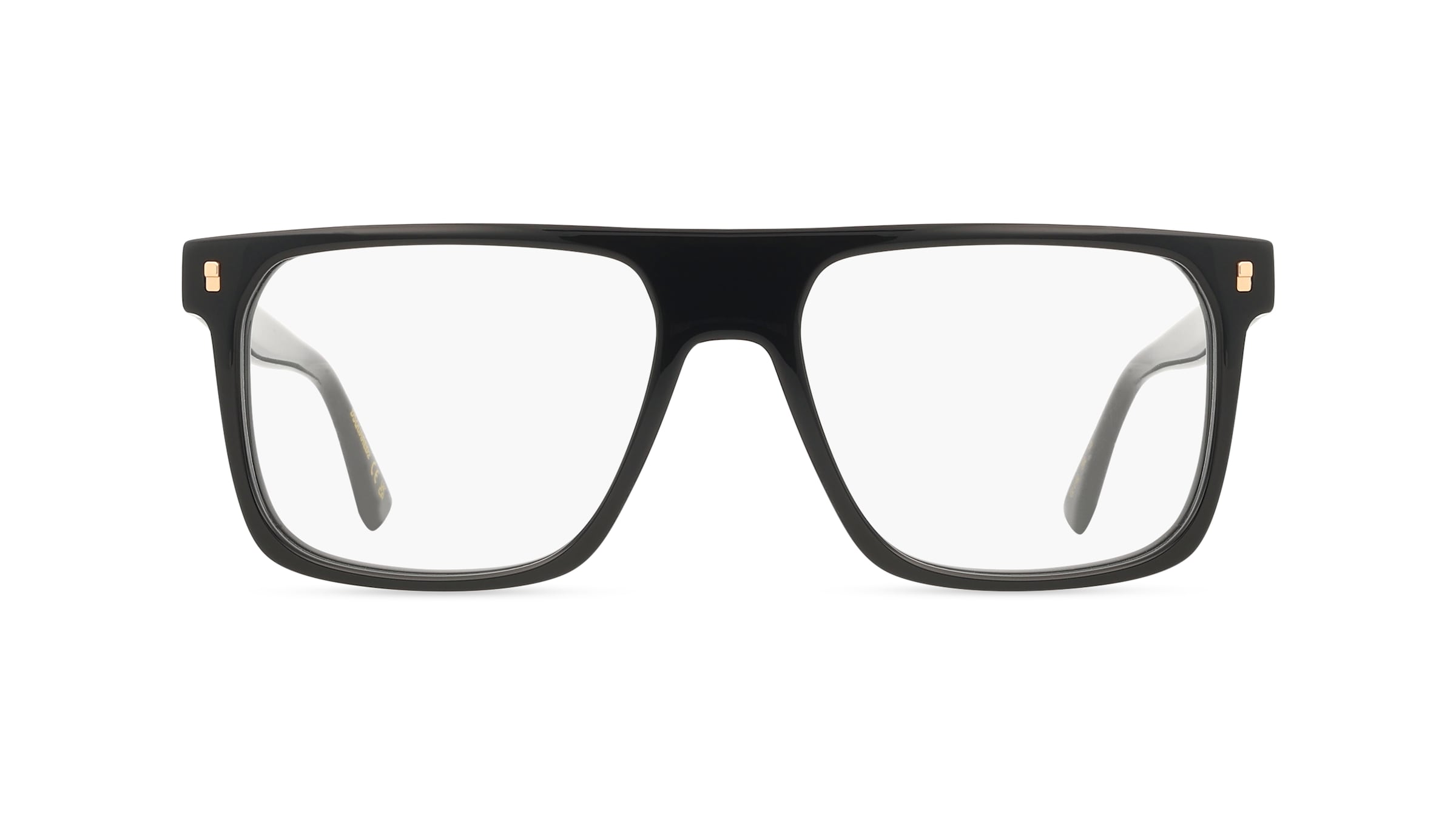 Dsquared2 D20182 Herren-Brille inkl. Gläser Vollrand Eckig Acetat-Gestell 55/16/145, schwarz