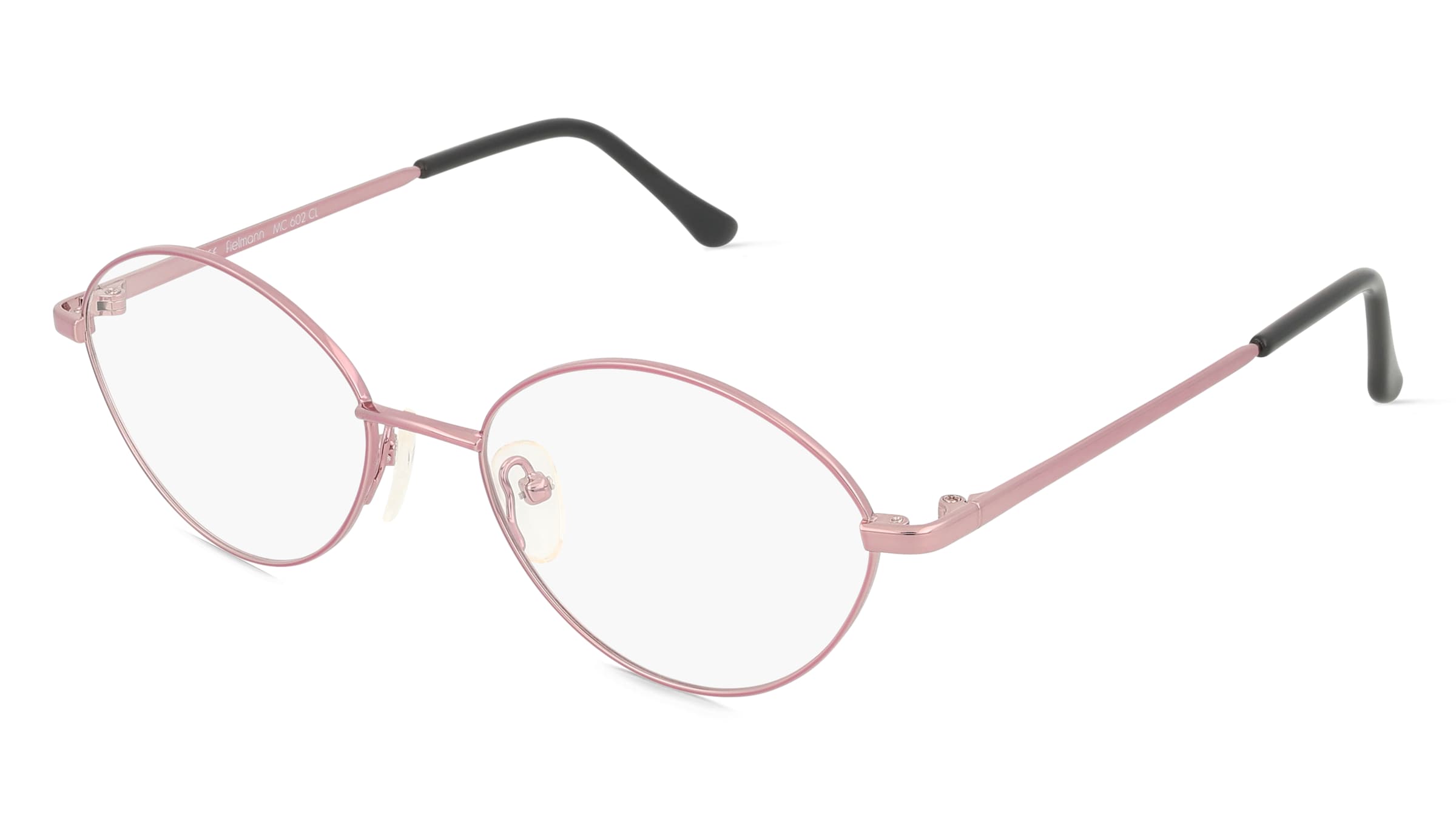 Fielmann MC 602 CL Damen-Brille inkl. Gläser Vollrand Oval Edelstahl-Gestell 51/17/135, Pink