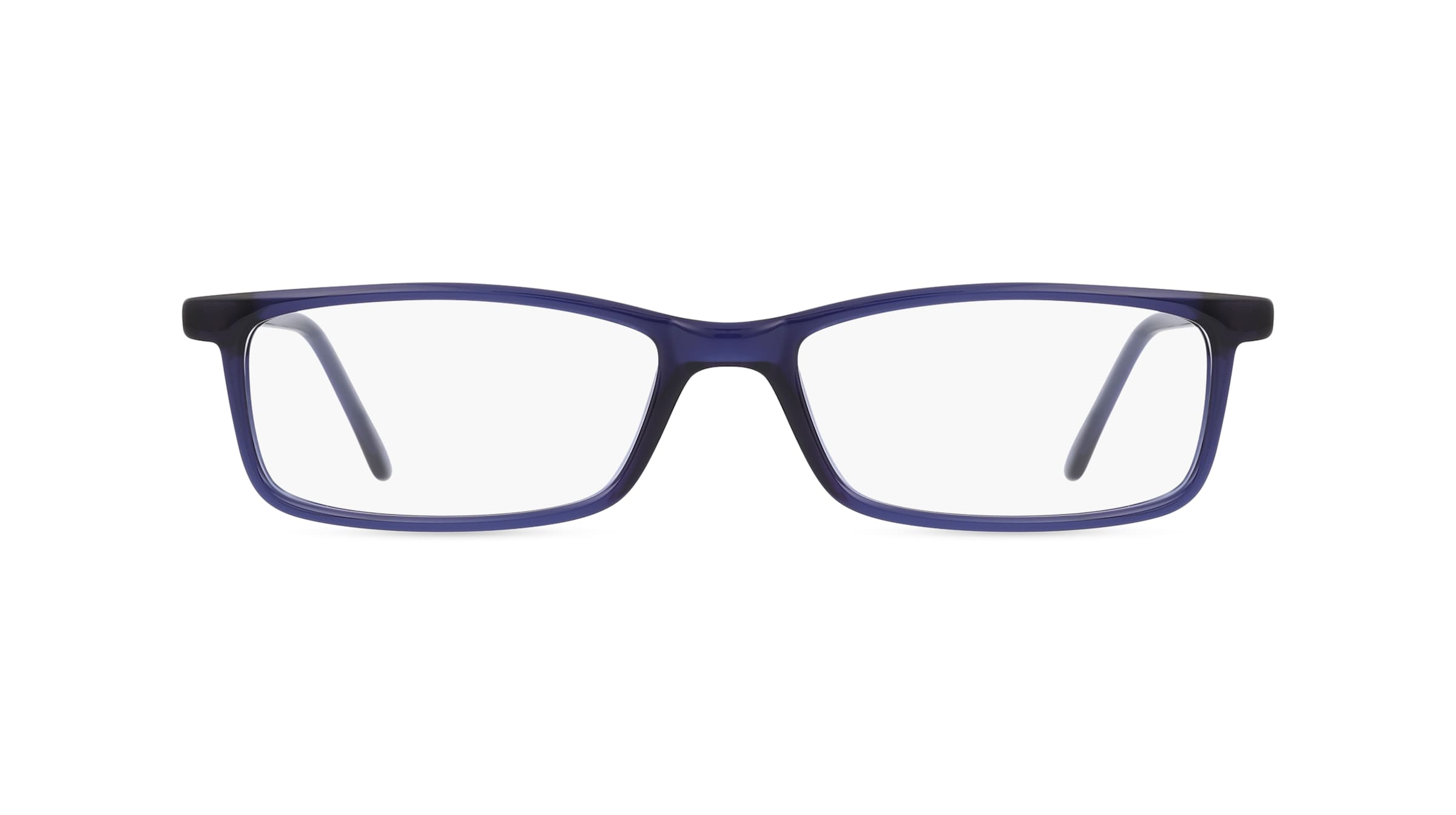 Fielmann MC 599 CL Unisex-Brille inkl. Gläser Vollrand Eckig Propionat-Gestell 50mm/16mm/135mm, blau