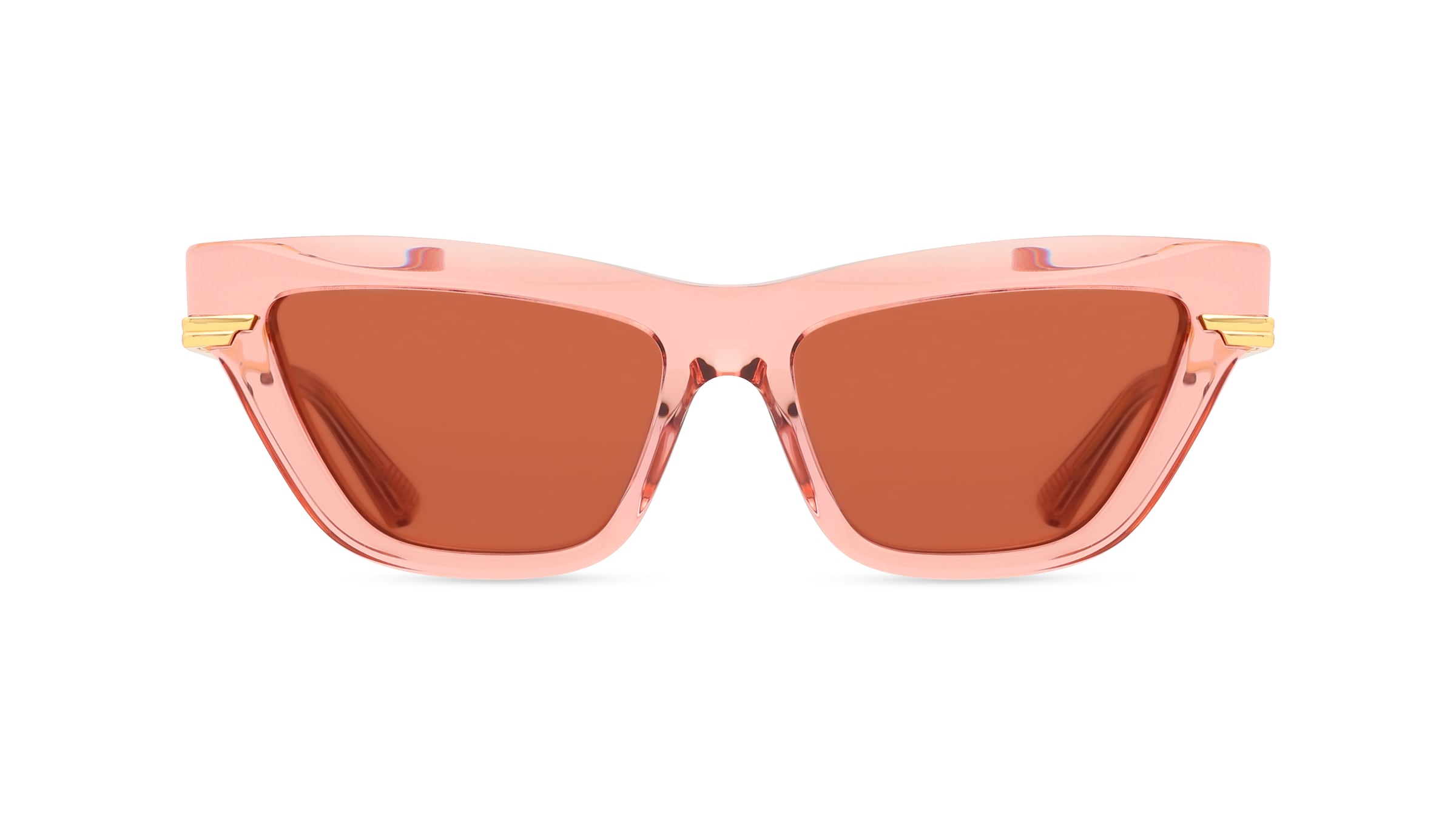 Bottega Veneta BV1241S Damen-Sonnenbrille Vollrand Cateye Acetat-Gestell, Rot