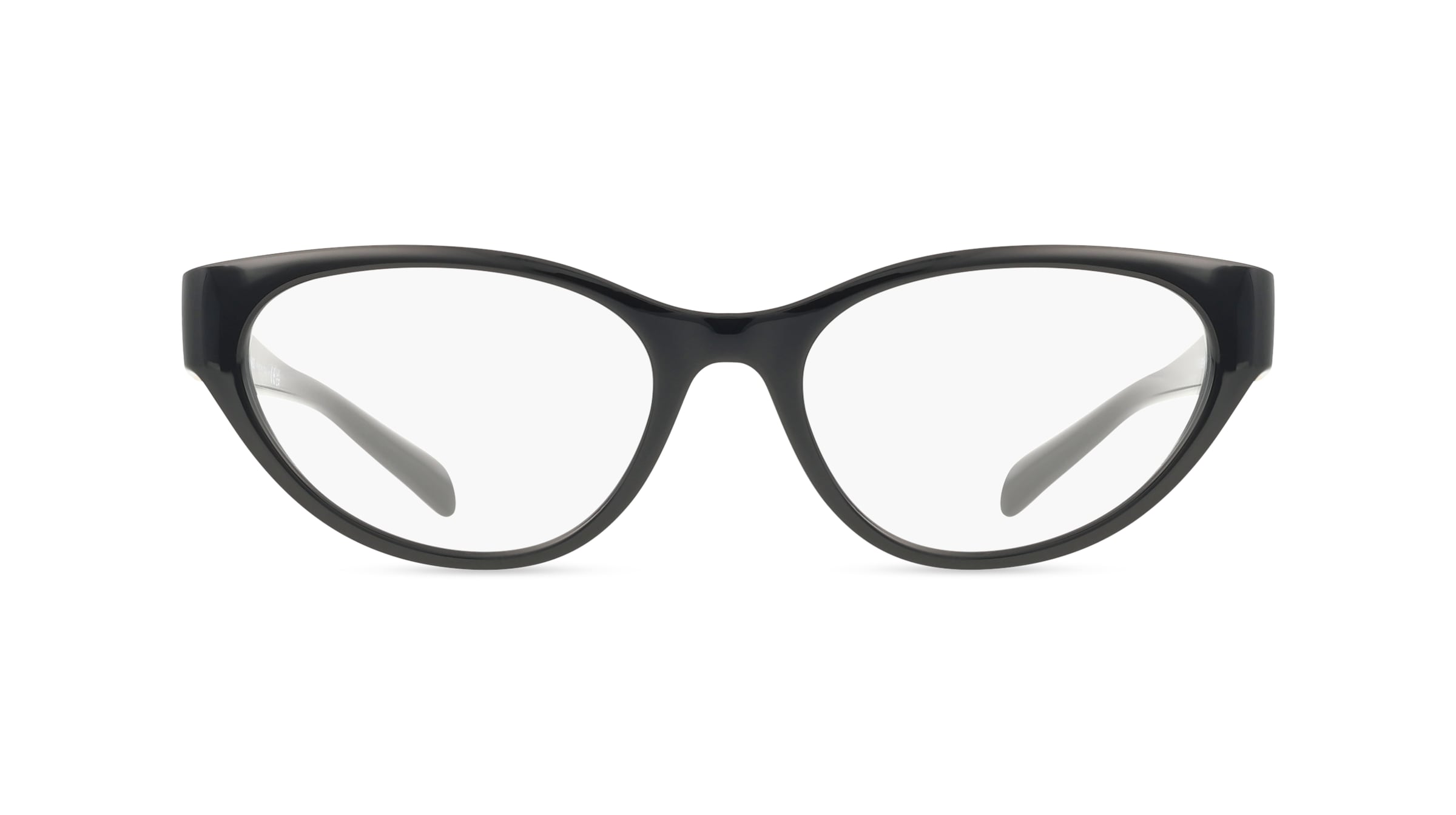 Versace VE3372U Damen-Brille inkl. Gläser Vollrand Cat Eye Kunststoff-Gestell 54/17/140, Schwarz