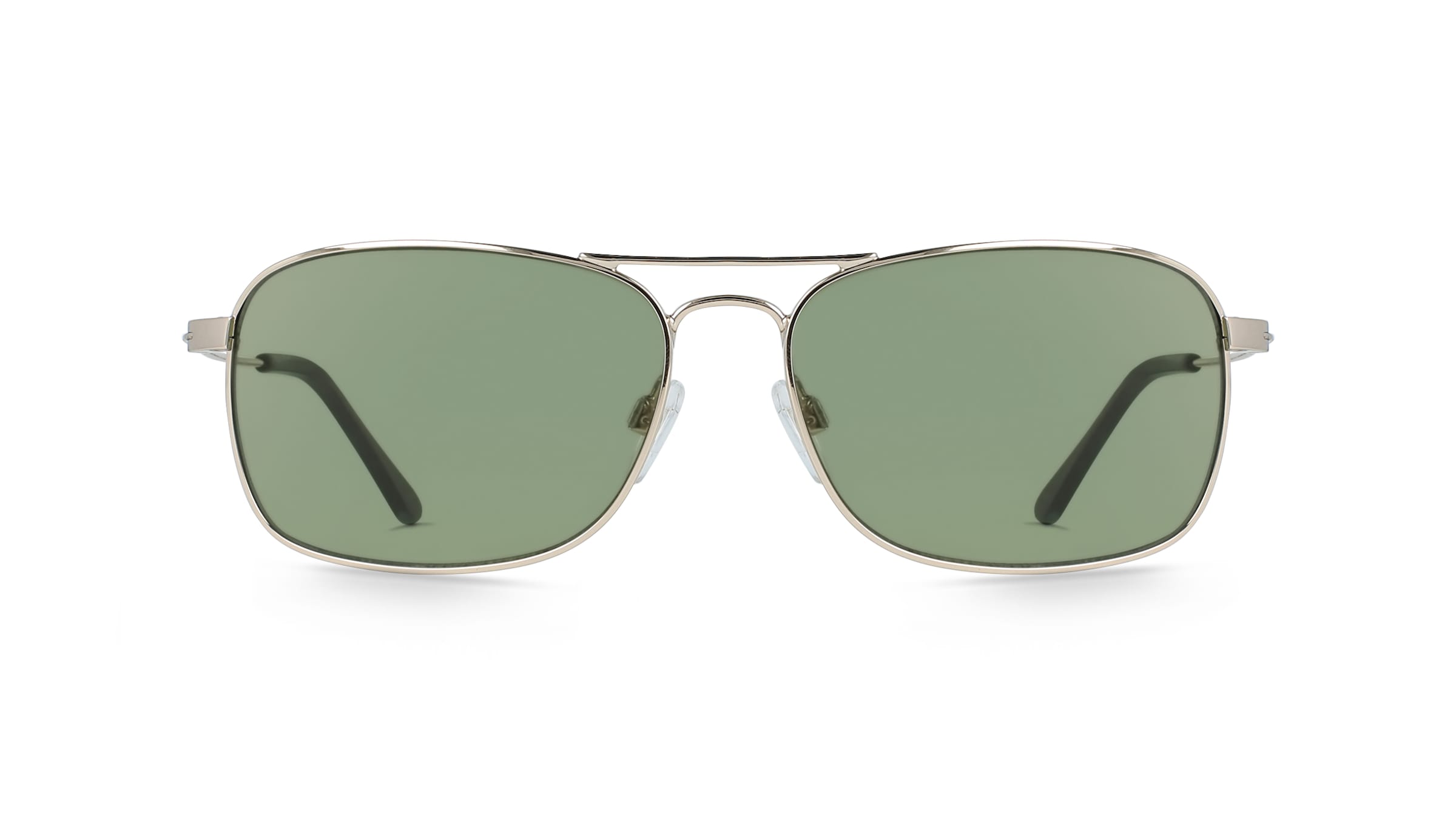 Fielmann BD 313 SUN CL Herren-Sonnenbrille Vollrand Eckig Edelstahl-Gestell, gold