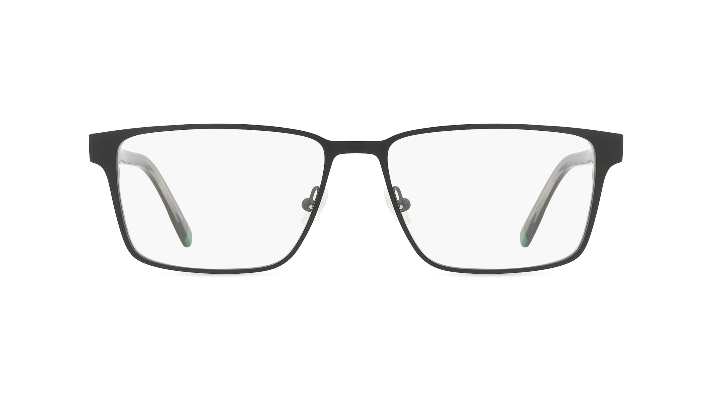 Lacoste L2297 Herren-Brille inkl. Gläser Vollrand Eckig Metall-Gestell 54mm/15mm/145mm, schwarz