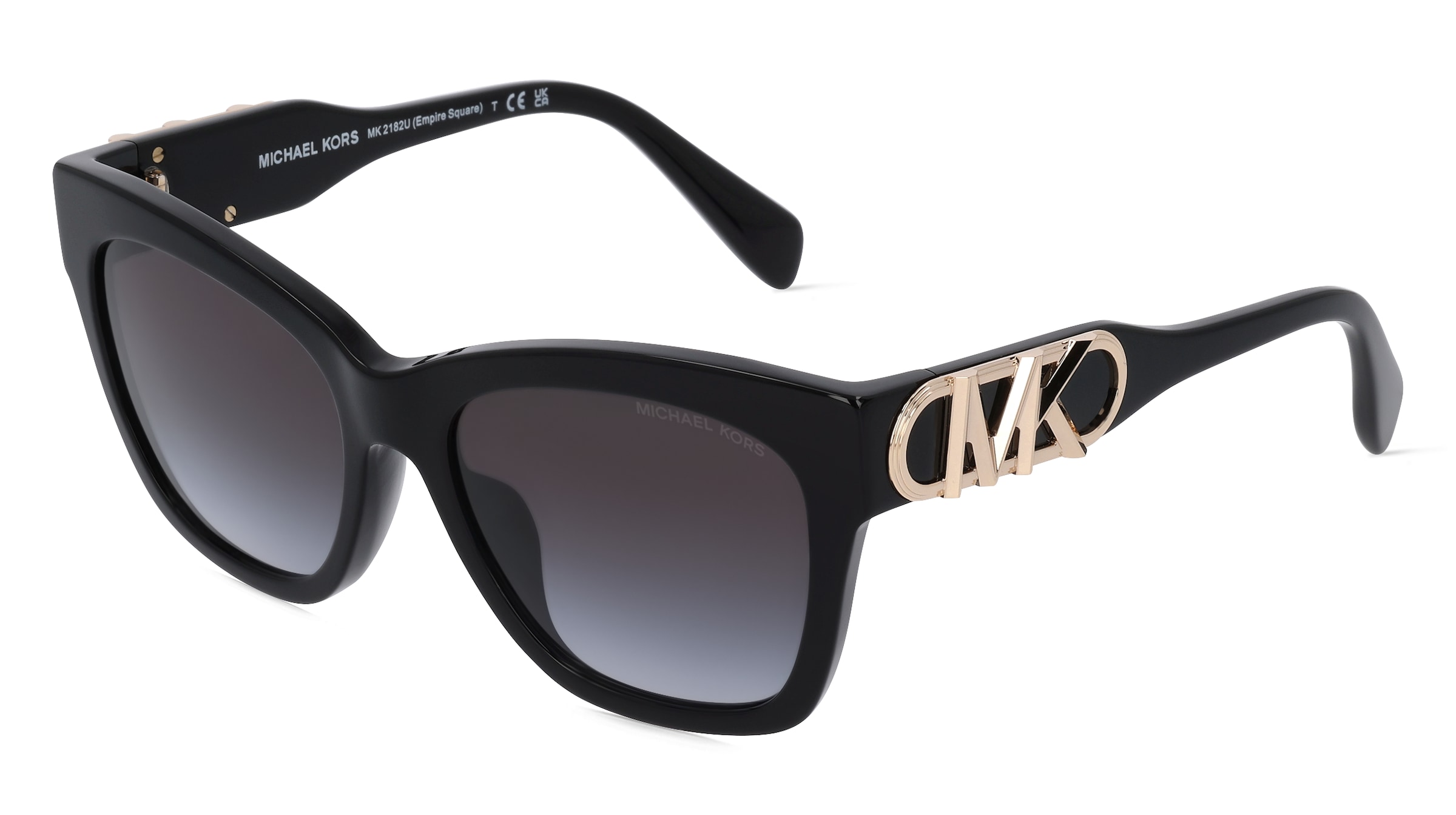 Michael Kors MK2182U Damen-Sonnenbrille Vollrand Butterfly Acetat-Gestell, Schwarz