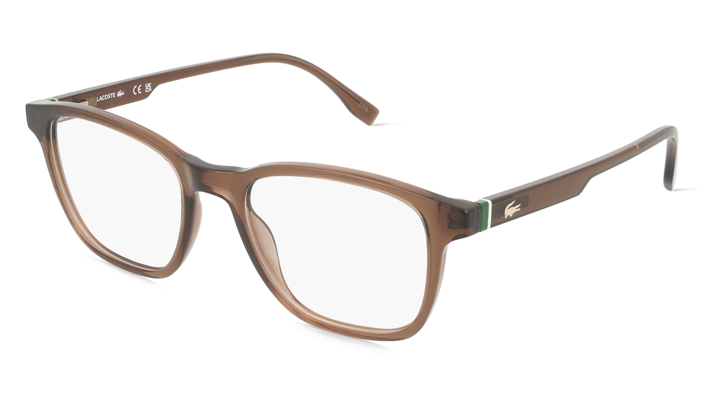 Lacoste L2949 Unisex-Brille inkl. Gläser Vollrand Quadratisch Propionat-Gestell 52/19/145, Braun
